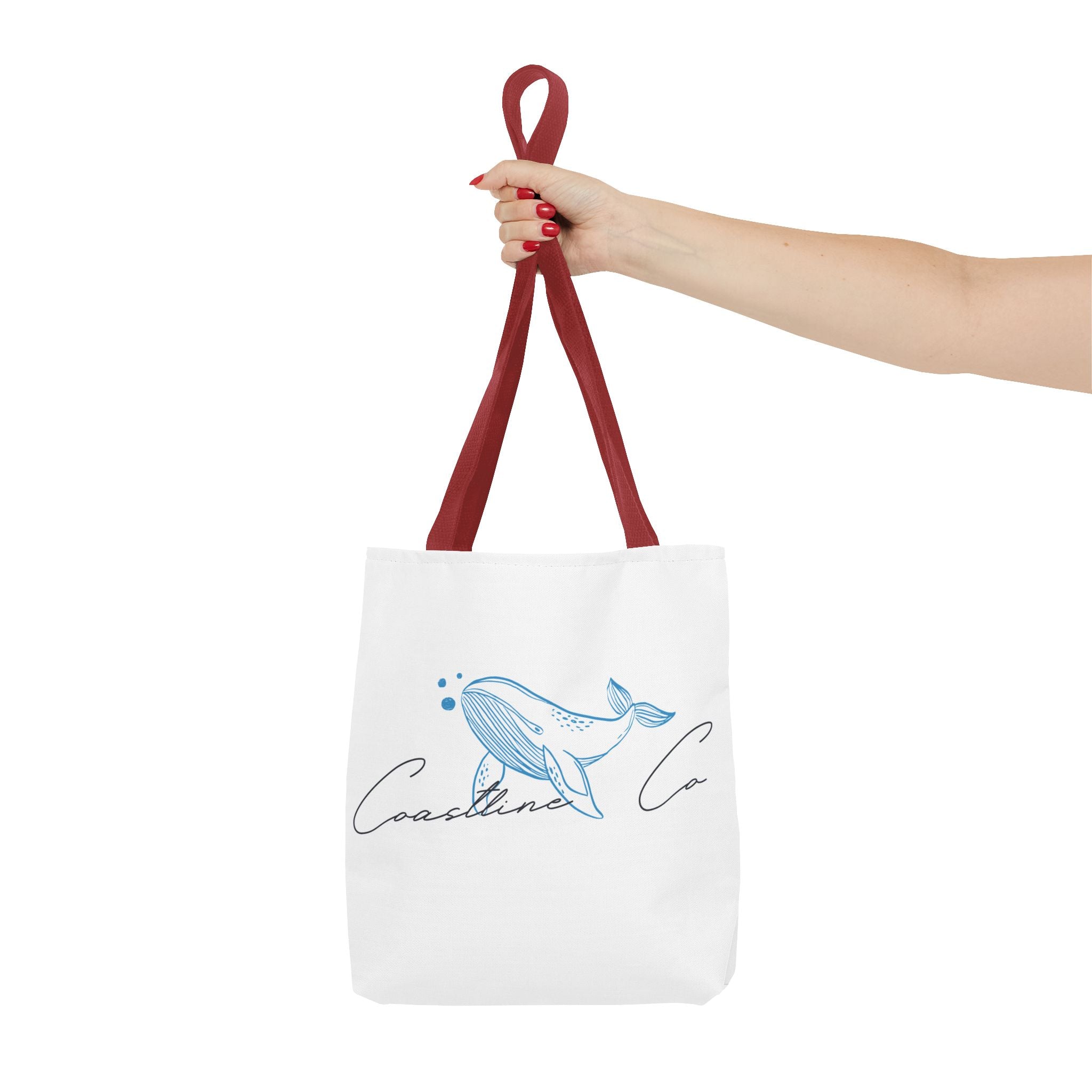 Tote Bag — Coastal Whale Illustration Tote (Coastline Co.)