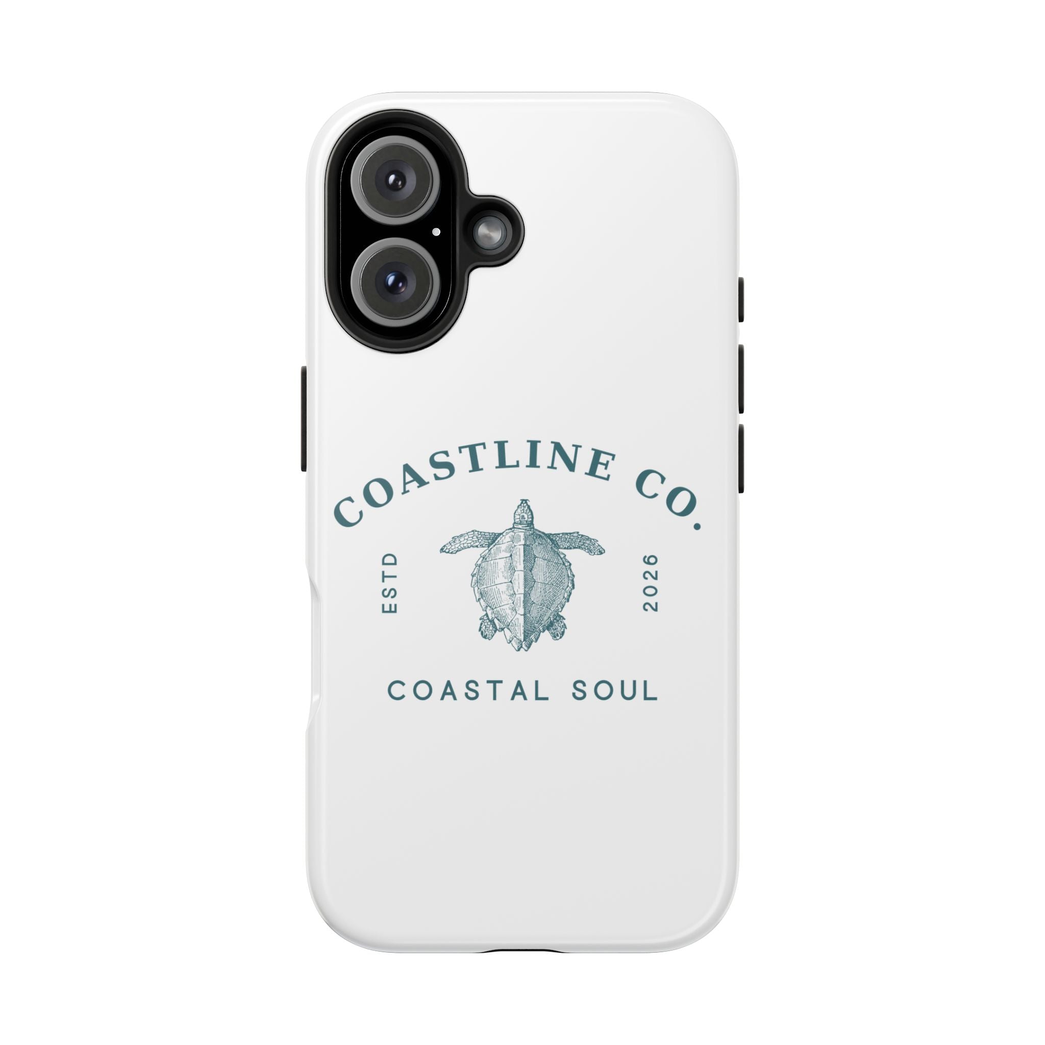 Coastline Co. Sea Turtle Phone Case – "Coastal Soul" Tough Protective Case