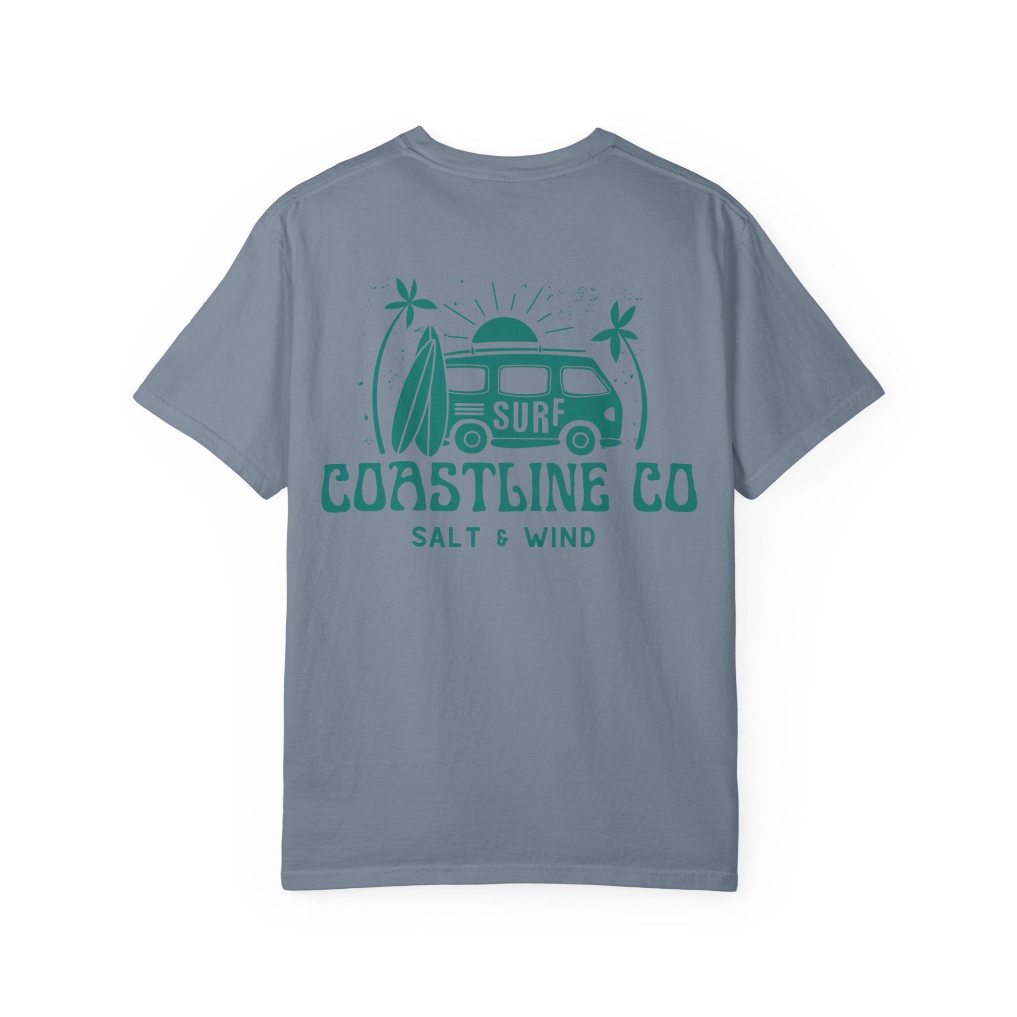 Coastline Co Surf Van T-Shirt — Retro Beach Graphic Tee