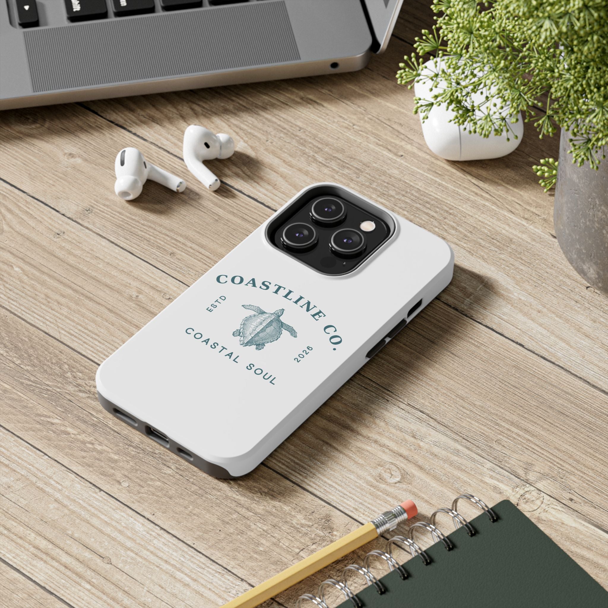 Coastline Co. Sea Turtle Phone Case – "Coastal Soul" Tough Protective Case