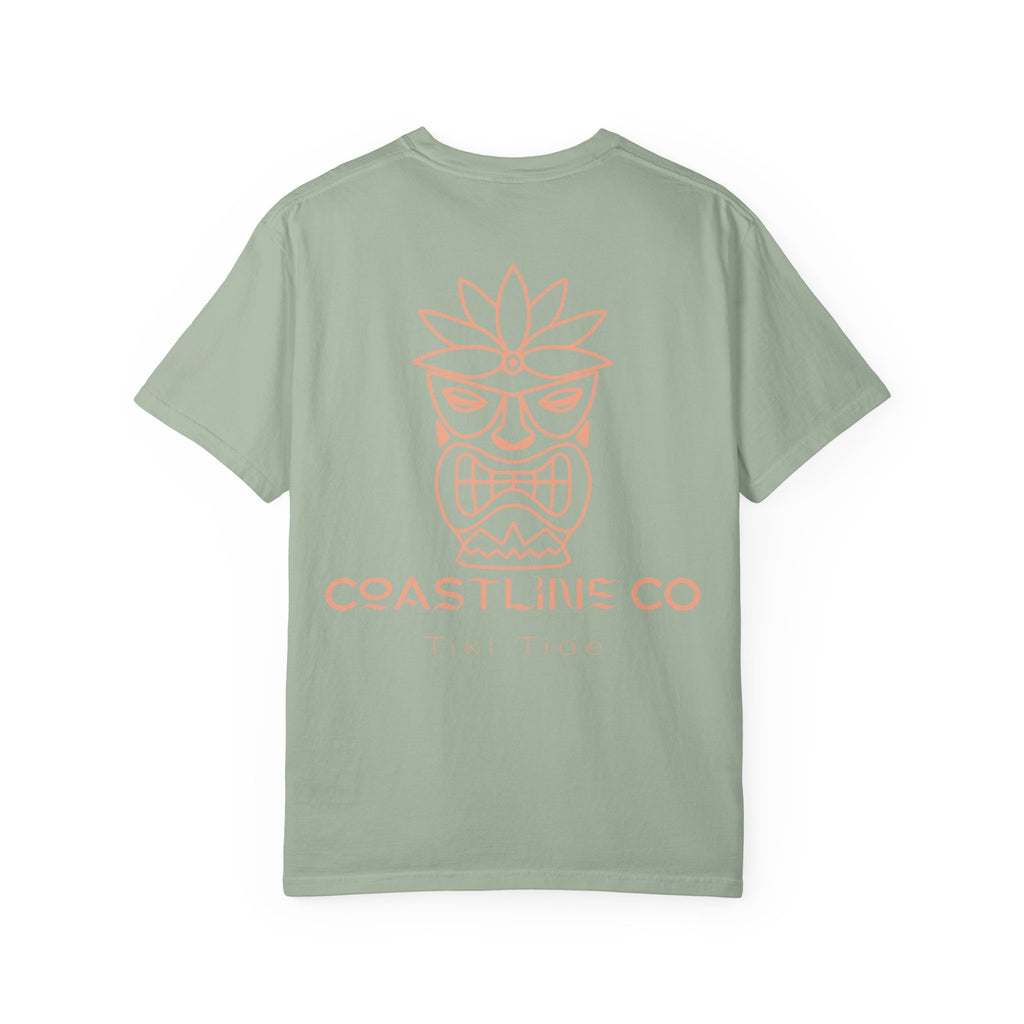 T-Shirt — Coastline Co Tiki Logo Tee (Back Graphic)