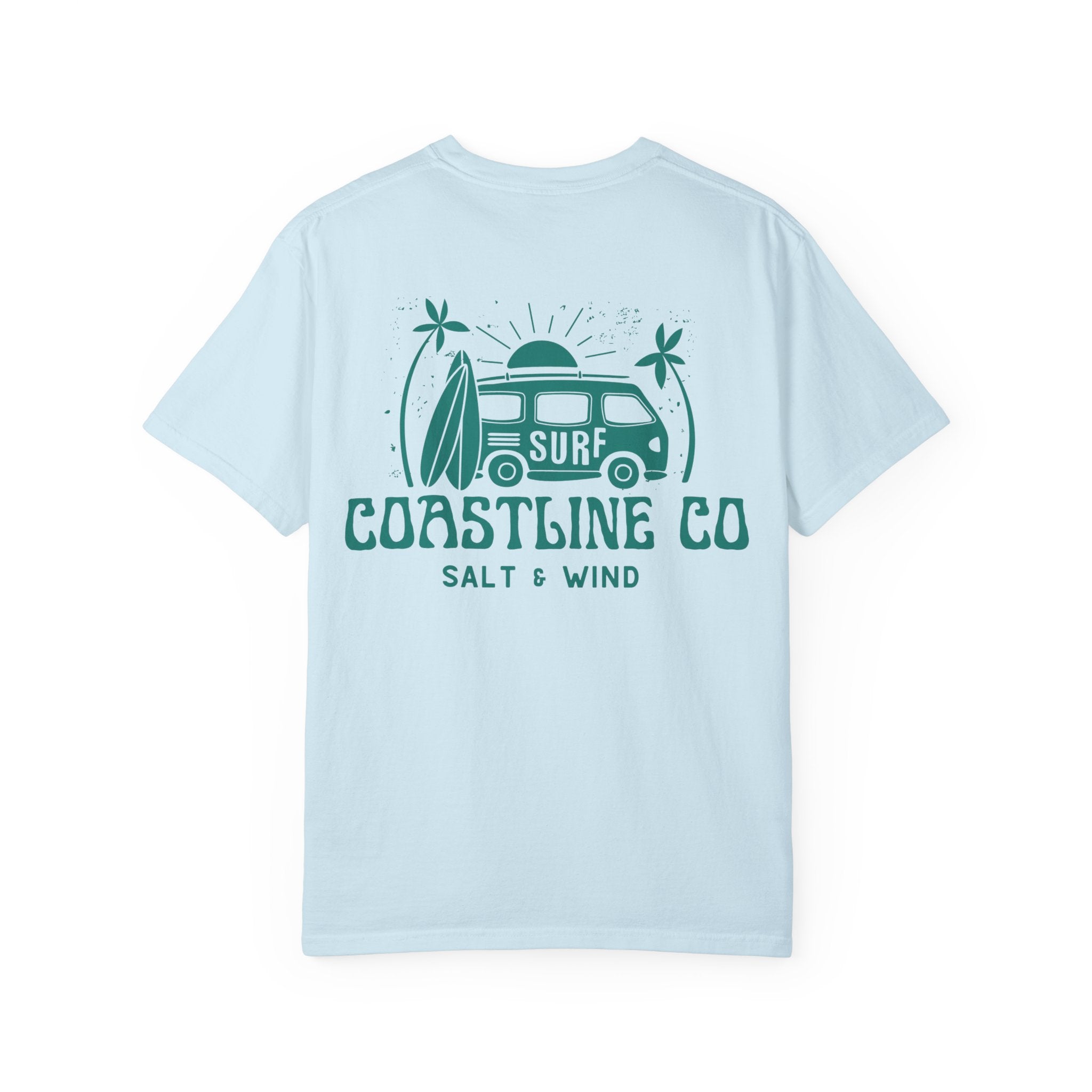 Coastline Co Surf Van T-Shirt — Retro Beach Graphic Tee