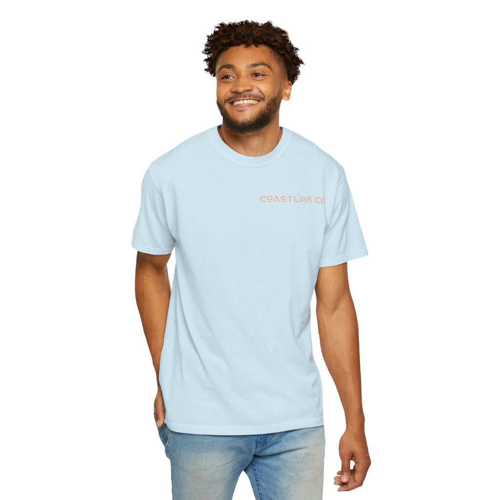 T-Shirt — Coastline Co Tiki Logo Tee (Back Graphic)