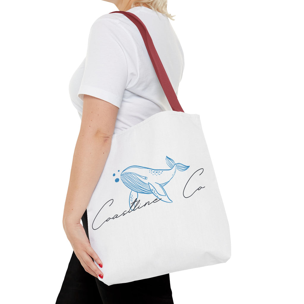 Tote Bag — Coastal Whale Illustration Tote (Coastline Co.)