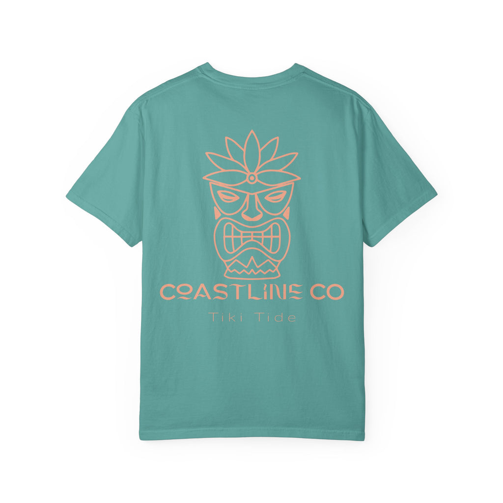 T-Shirt — Coastline Co Tiki Logo Tee (Back Graphic)