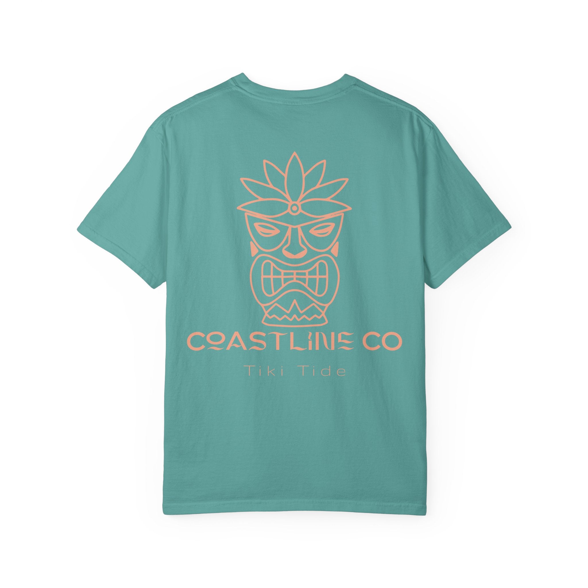 T-Shirt — Coastline Co Tiki Logo Tee (Back Graphic)