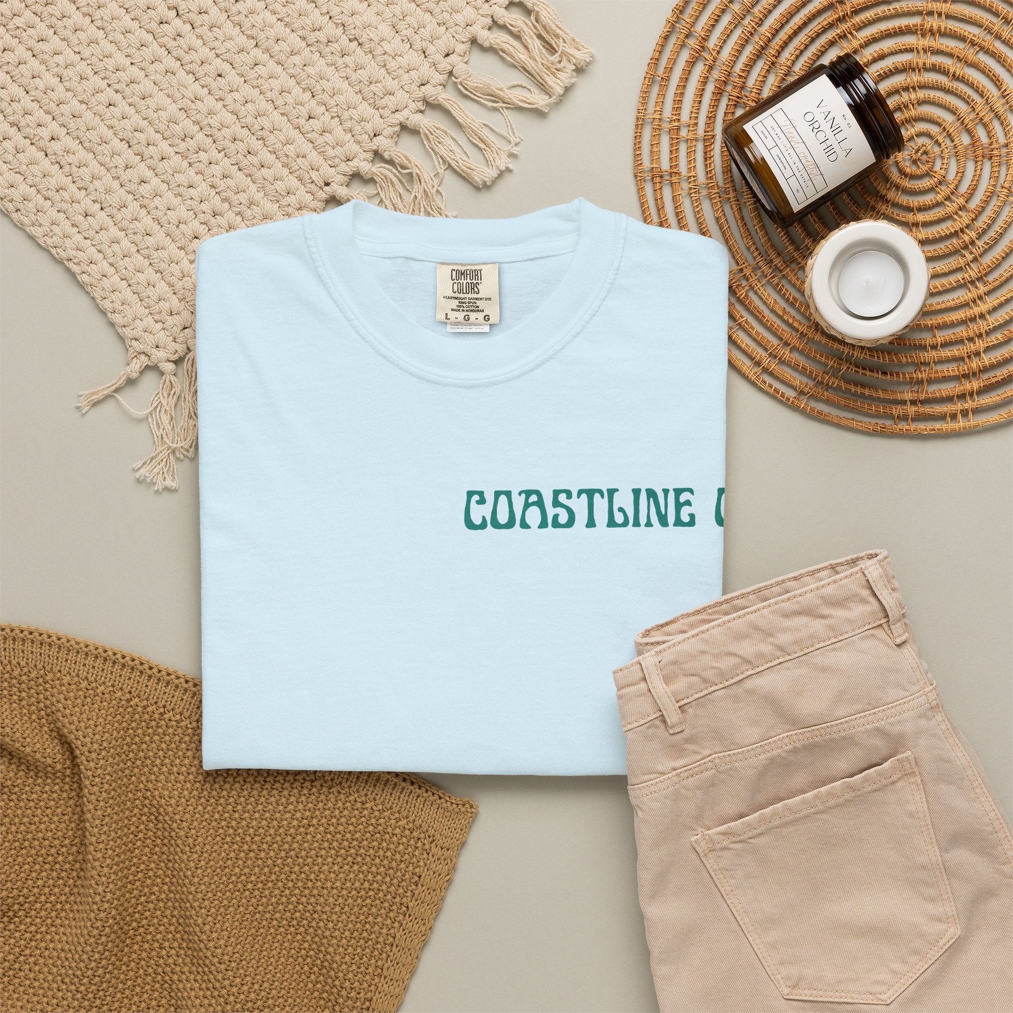 Coastline Co Surf Van T-Shirt — Retro Beach Graphic Tee