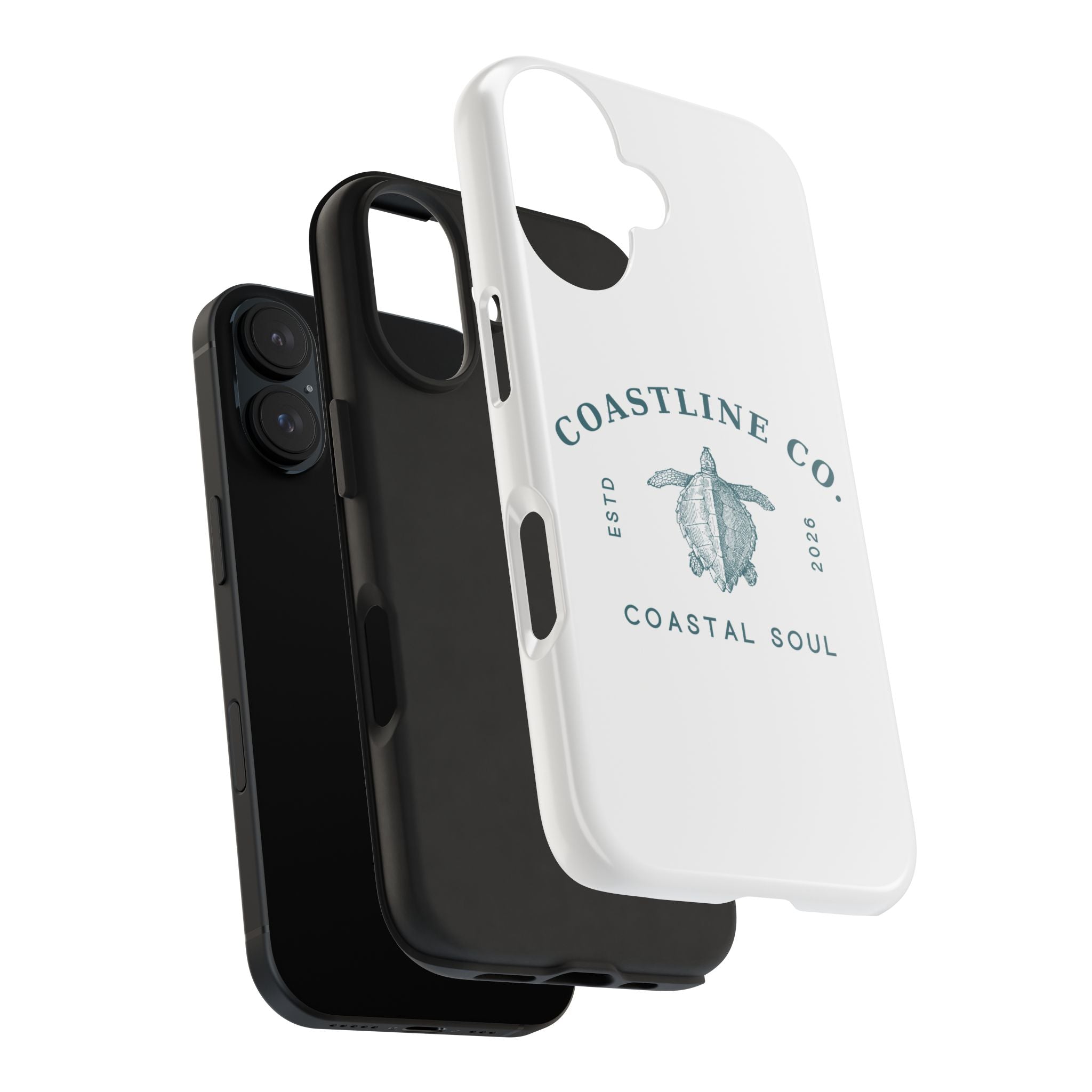 Coastline Co. Sea Turtle Phone Case – "Coastal Soul" Tough Protective Case