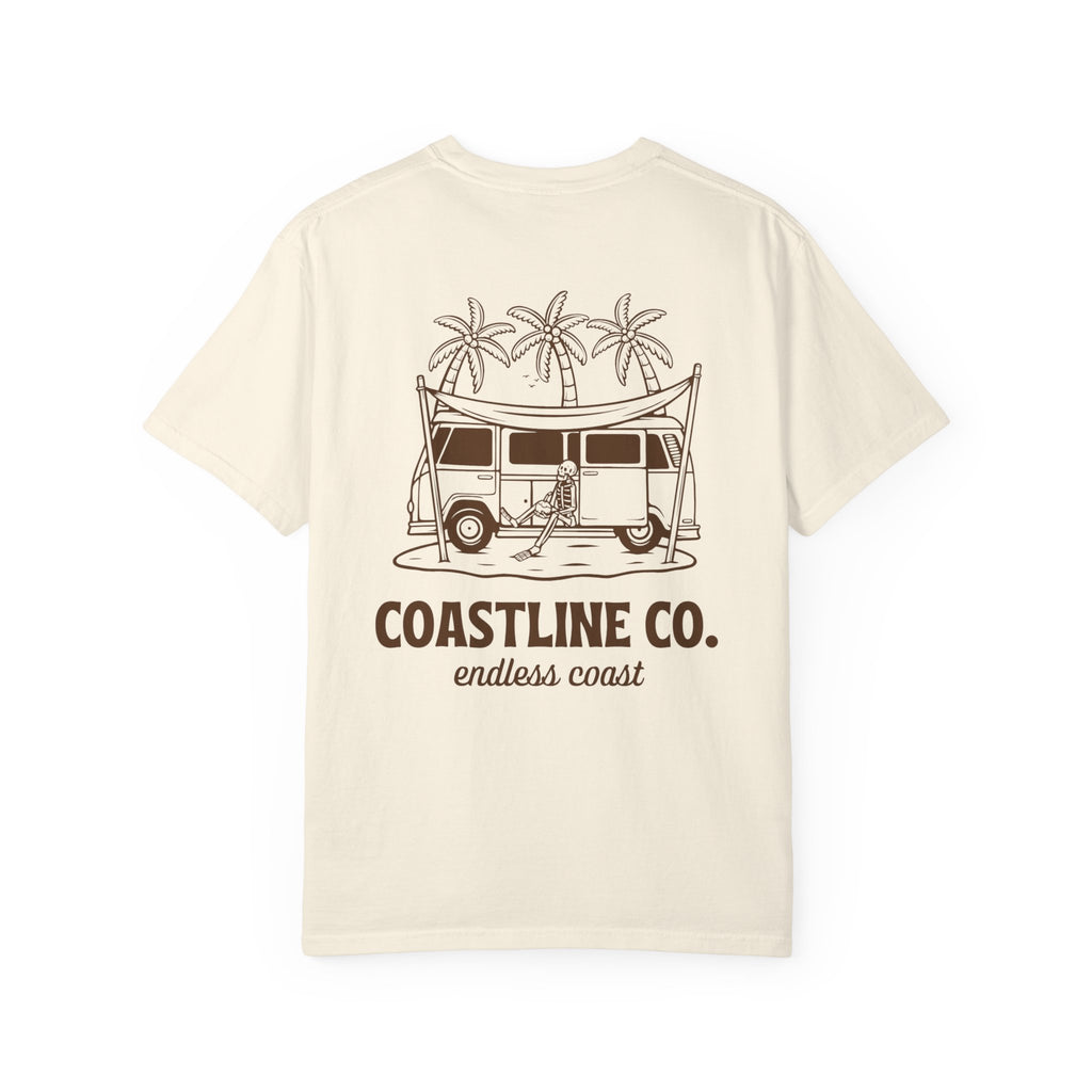 Coastline Co. Surf Van T-Shirt — "Endless Coast" Graphic Tee
