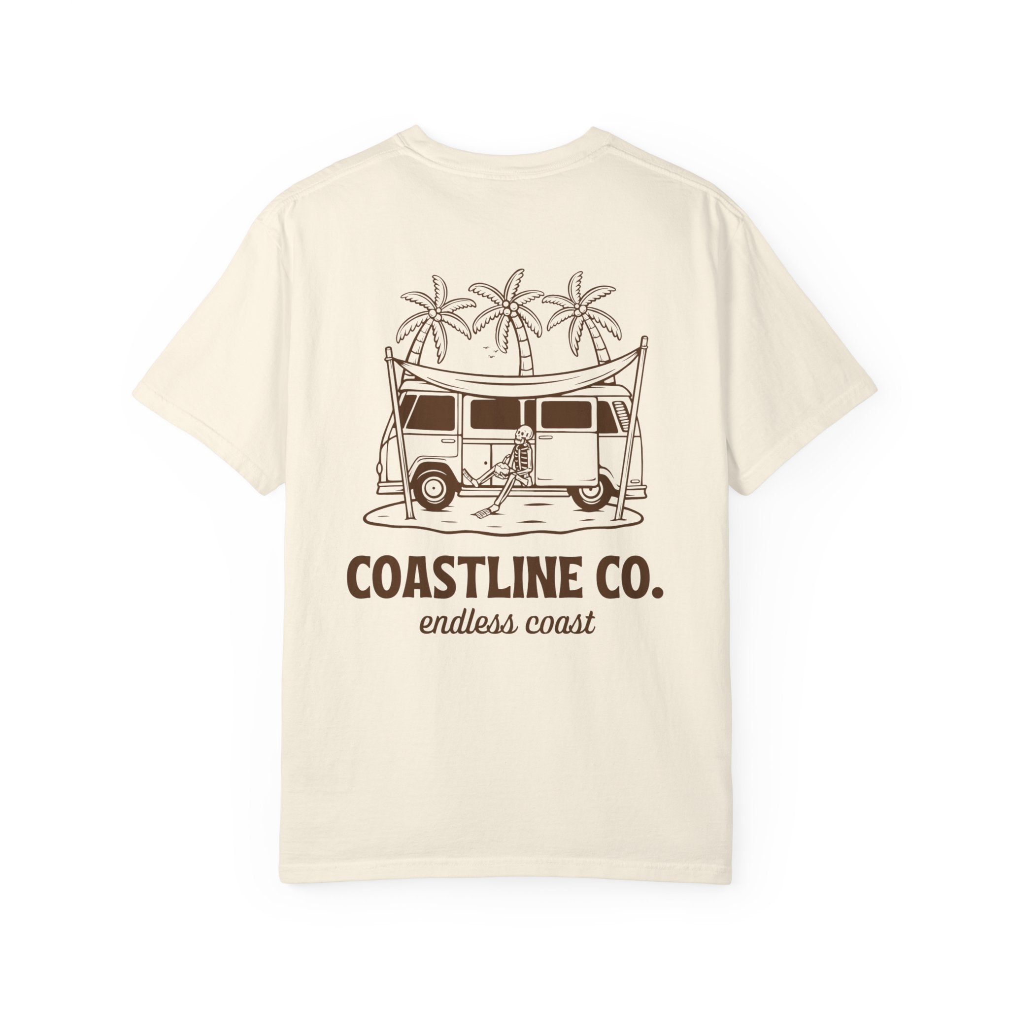Coastline Co. Surf Van T-Shirt — "Endless Coast" Graphic Tee