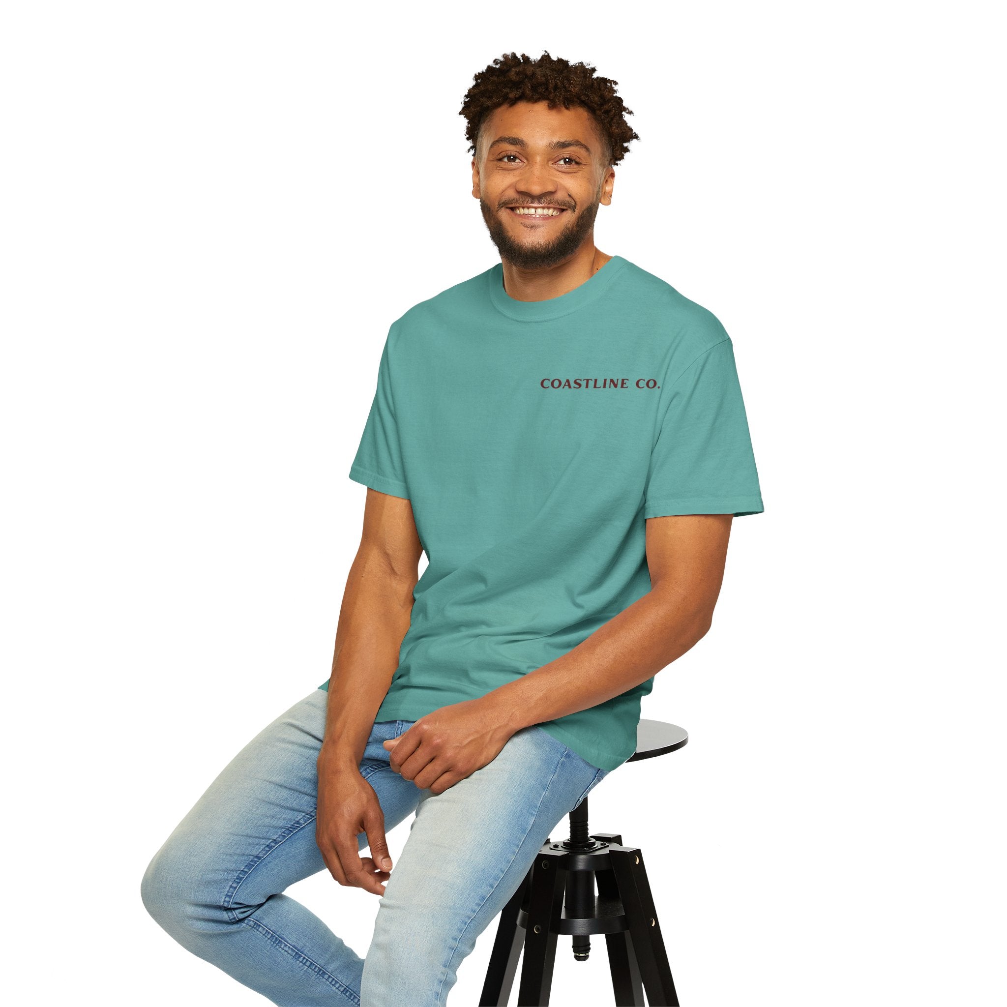 Coastline Co. Bass Patch Tee — "Lost in the Tide" Graphic T-Shirt