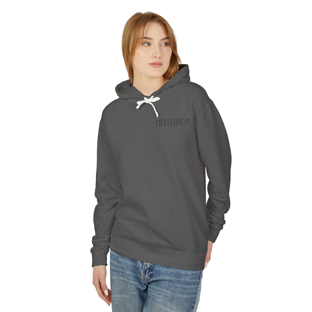 Coastline Co. Surf Hoodie — "Ride The Waves" Lightweight Hooded Sweatshirt