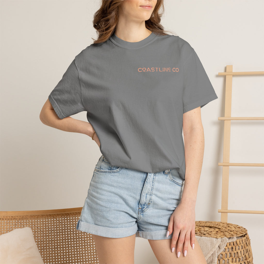 T-Shirt — Coastline Co Tiki Logo Tee (Back Graphic)