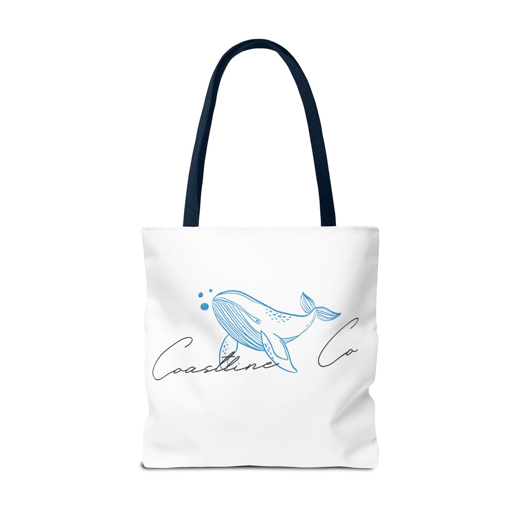 Tote Bag — Coastal Whale Illustration Tote (Coastline Co.)