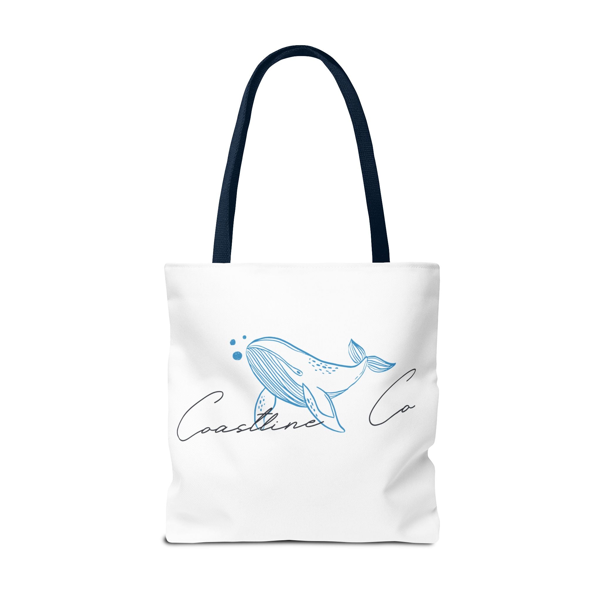 Tote Bag — Coastal Whale Illustration Tote (Coastline Co.)