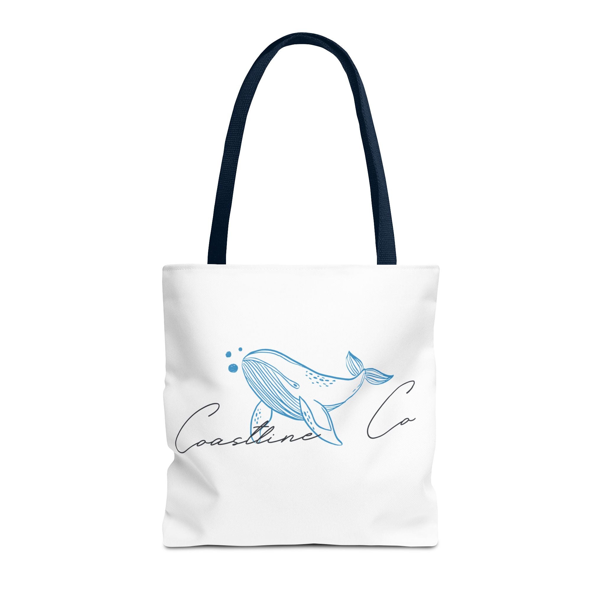 Tote Bag — Coastal Whale Illustration Tote (Coastline Co.)