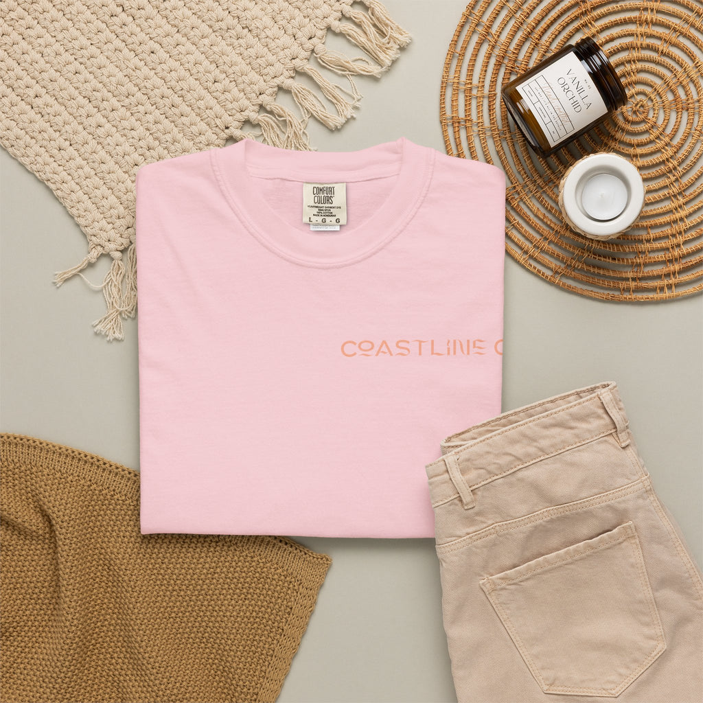 T-Shirt — Coastline Co Tiki Logo Tee (Back Graphic)