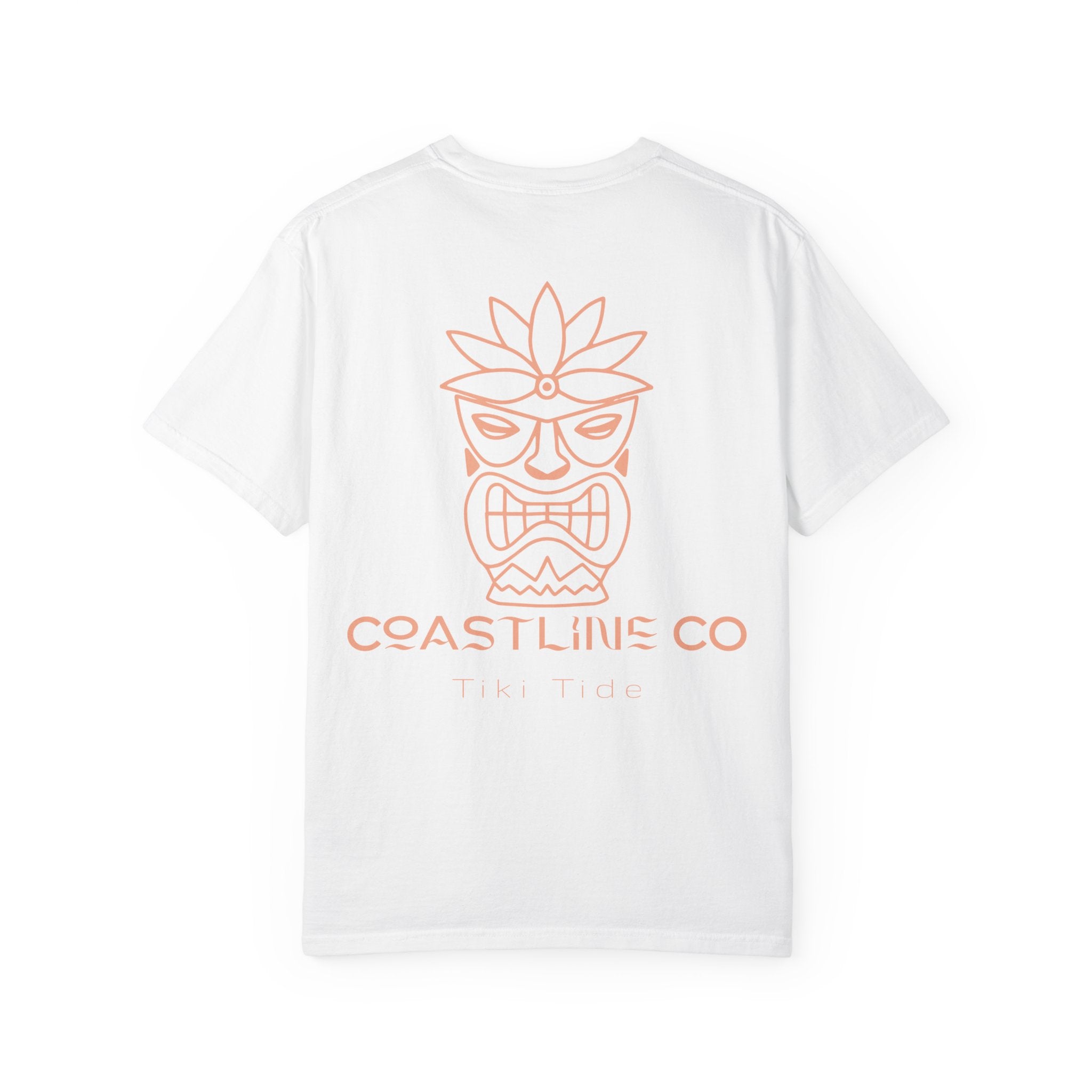 T-Shirt — Coastline Co Tiki Logo Tee (Back Graphic)