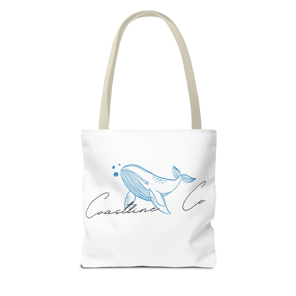 Tote Bag — Coastal Whale Illustration Tote (Coastline Co.)