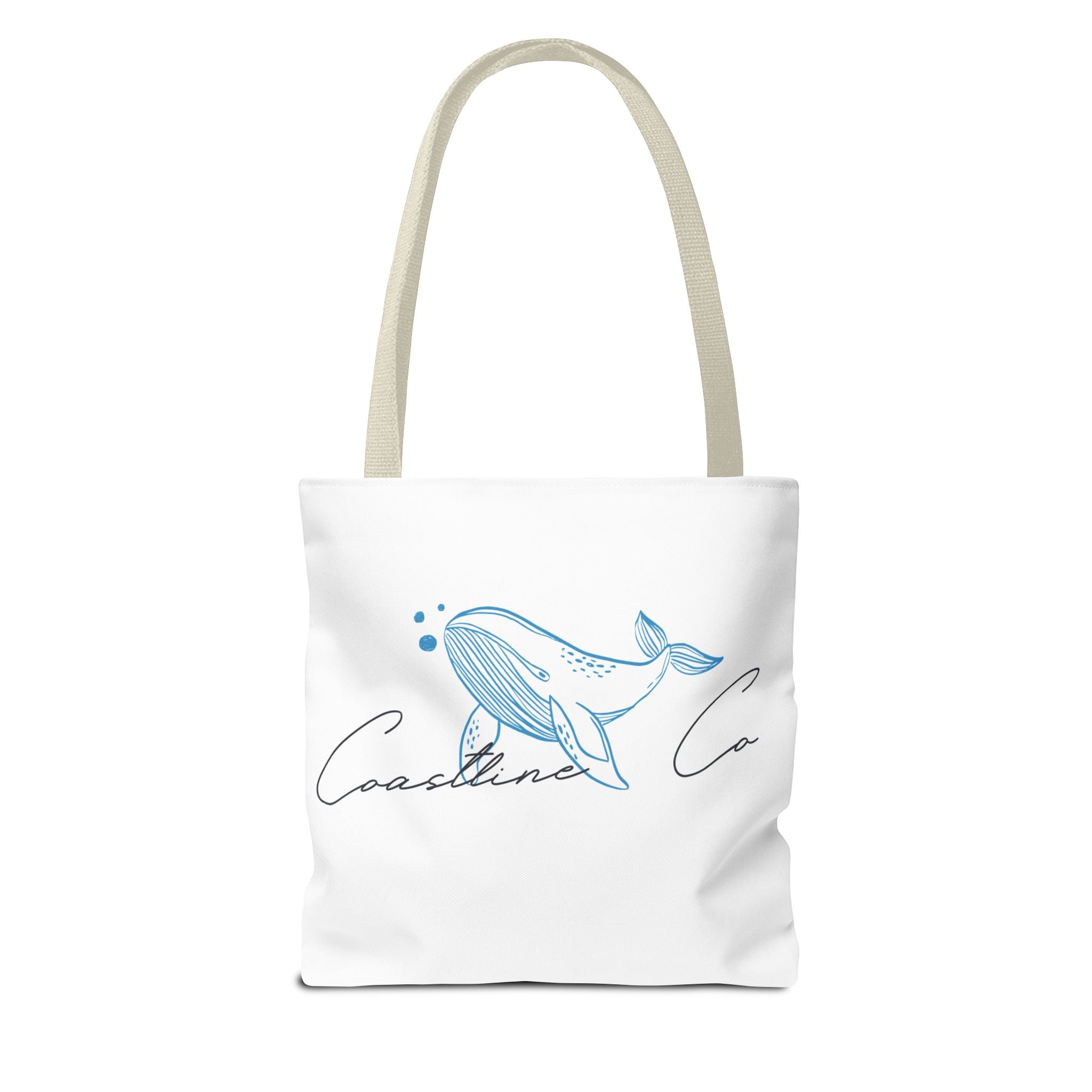 Tote Bag — Coastal Whale Illustration Tote (Coastline Co.)