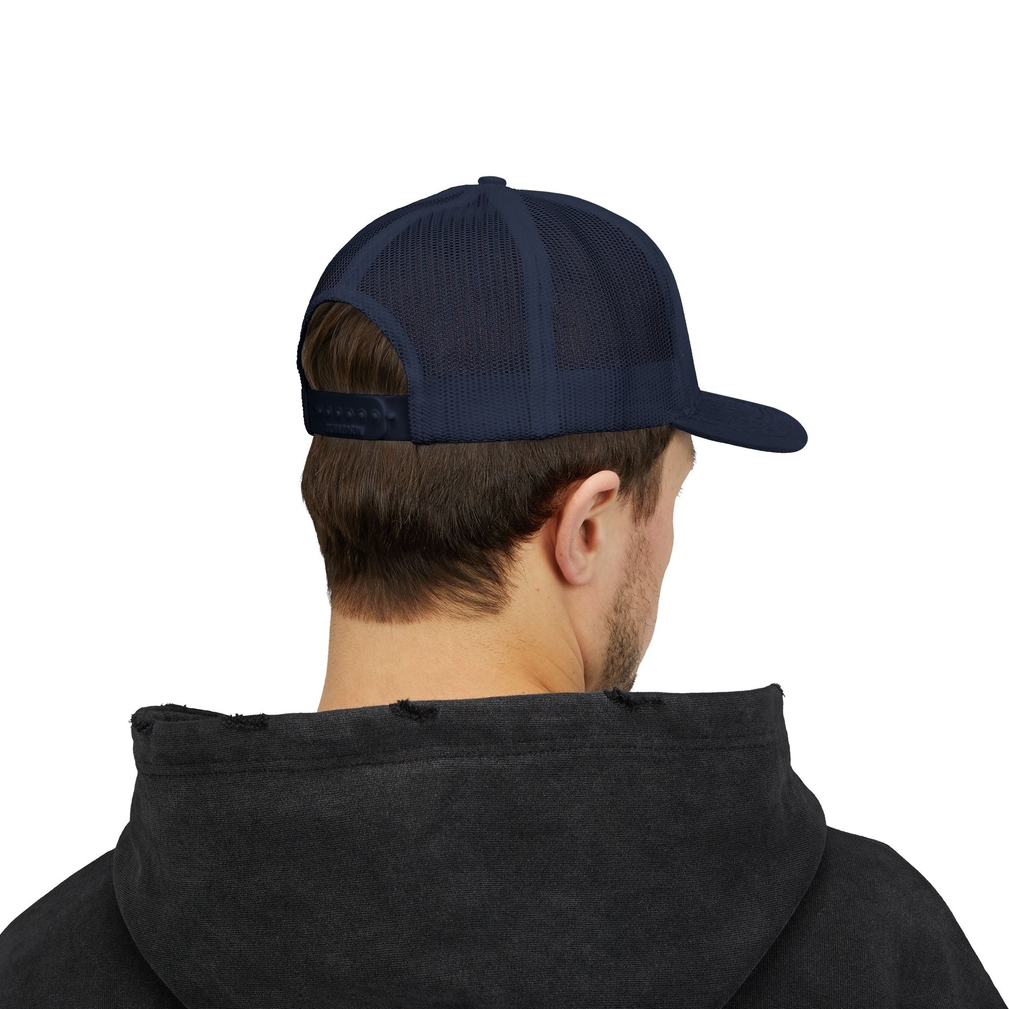 Coastline Co. Fish Patch Trucker Cap — Vintage Fishing Snapback