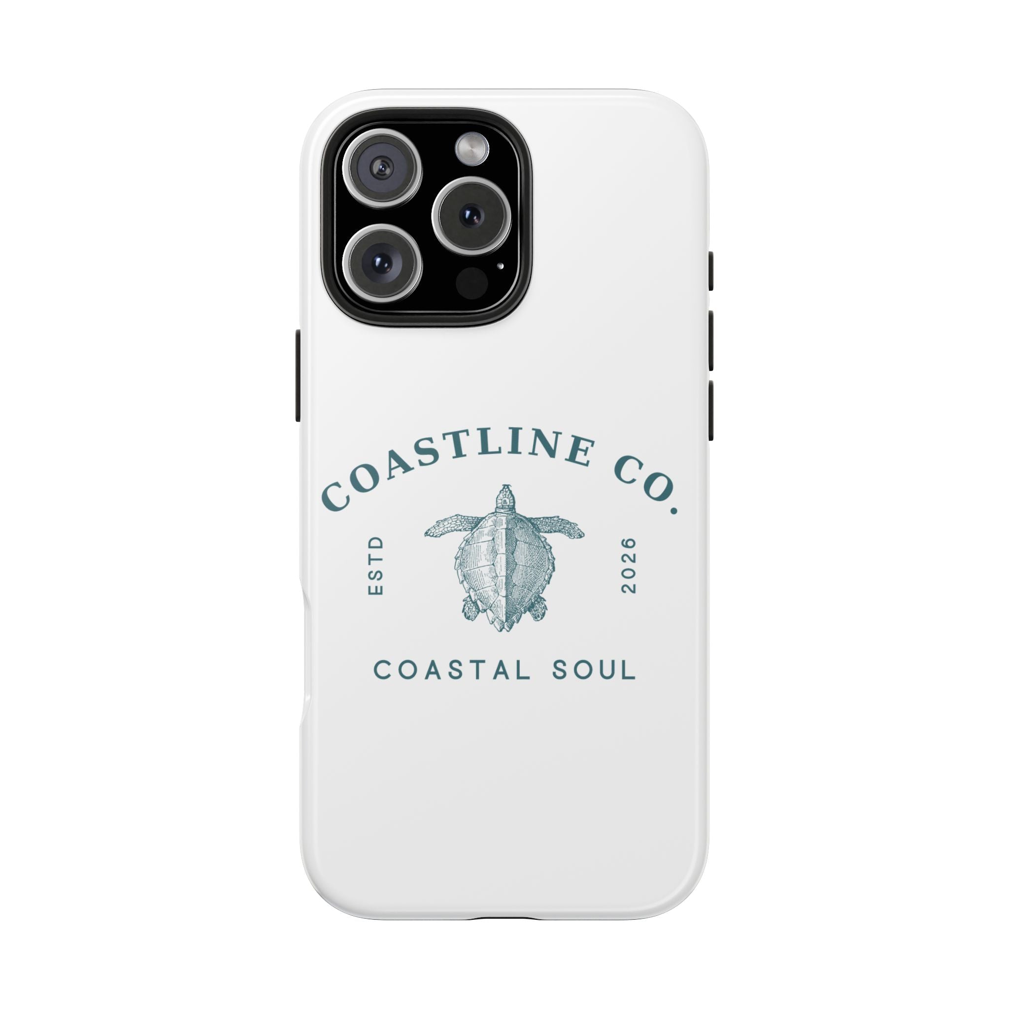 Coastline Co. Sea Turtle Phone Case – "Coastal Soul" Tough Protective Case