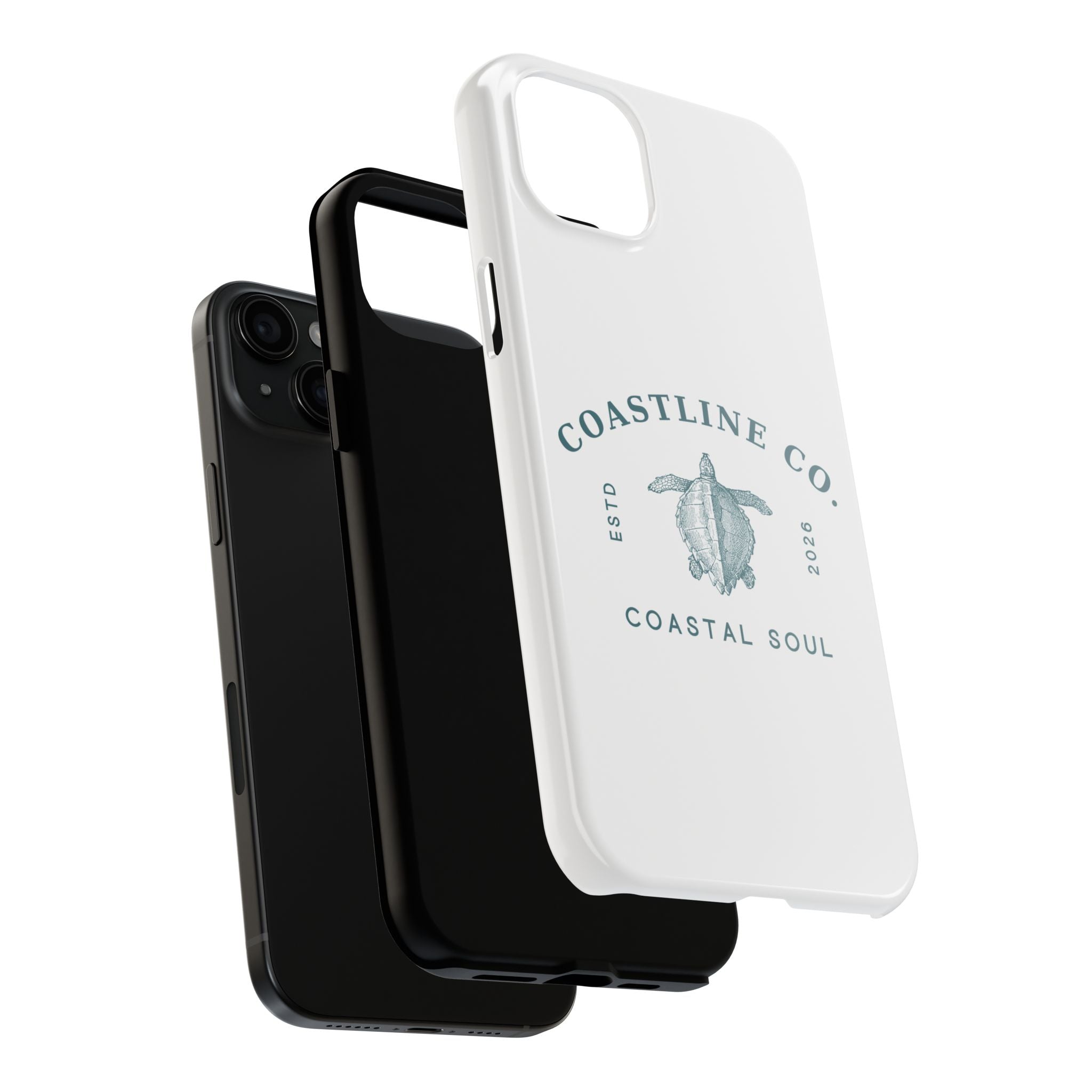 Coastline Co. Sea Turtle Phone Case – "Coastal Soul" Tough Protective Case