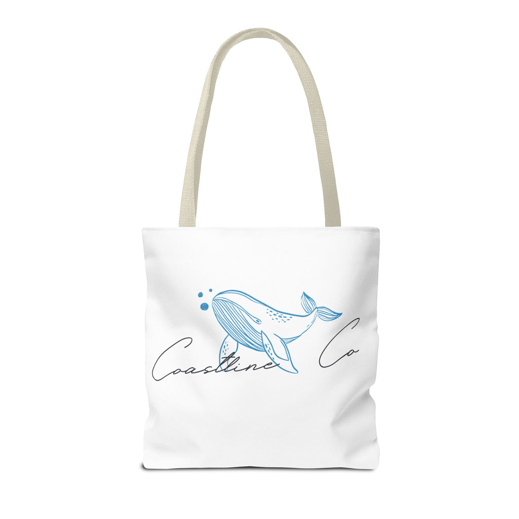 Tote Bag — Coastal Whale Illustration Tote (Coastline Co.)