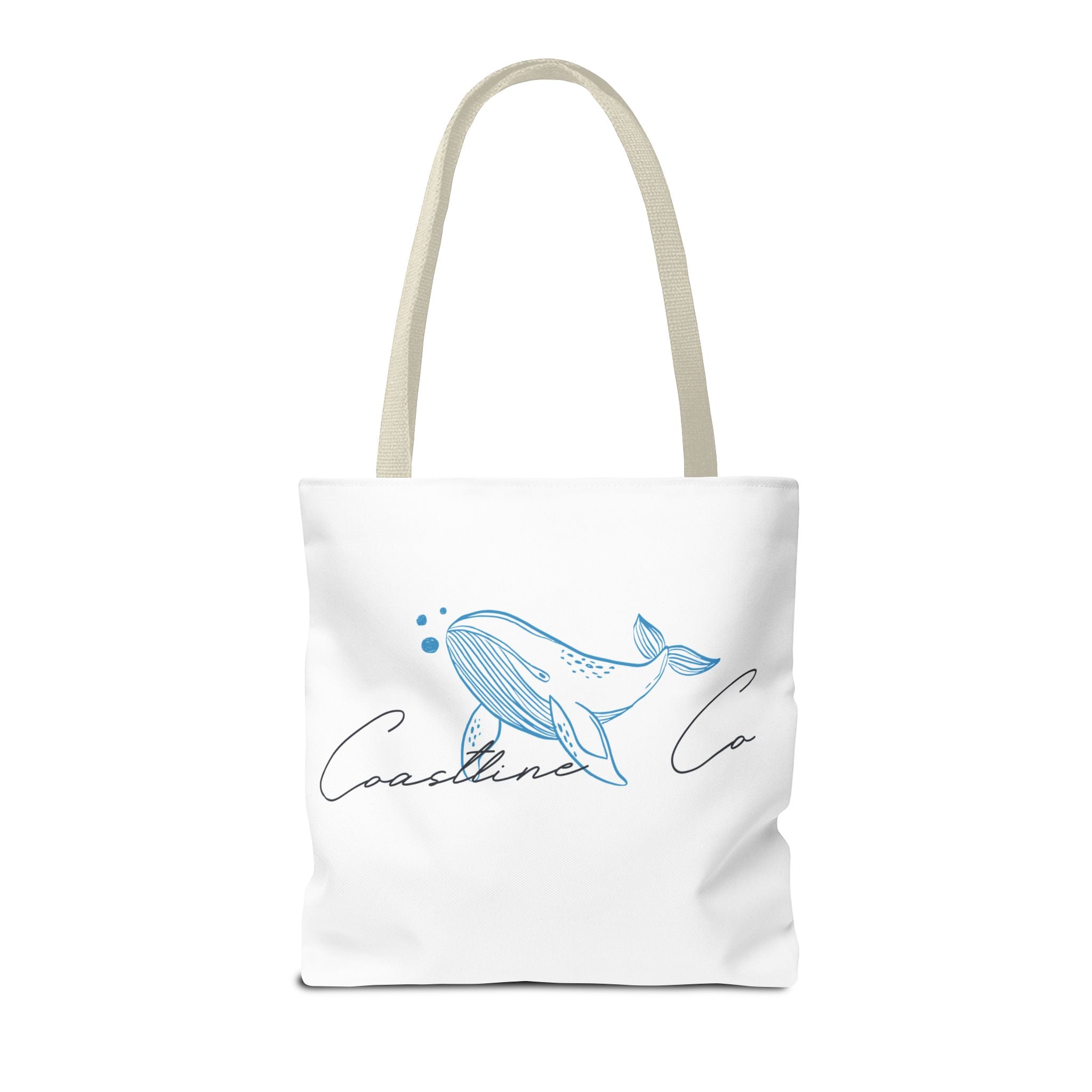 Tote Bag — Coastal Whale Illustration Tote (Coastline Co.)