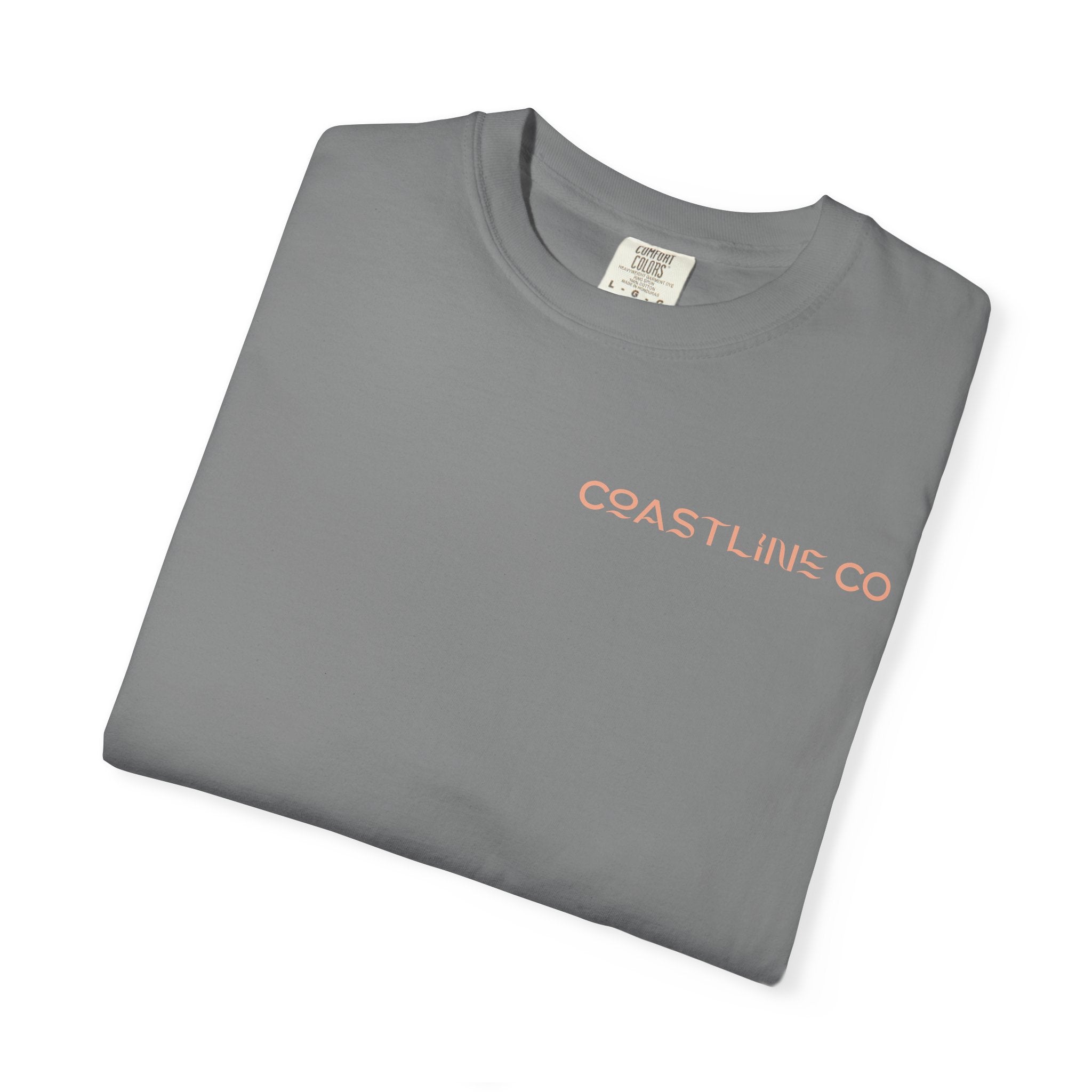 T-Shirt — Coastline Co Tiki Logo Tee (Back Graphic)