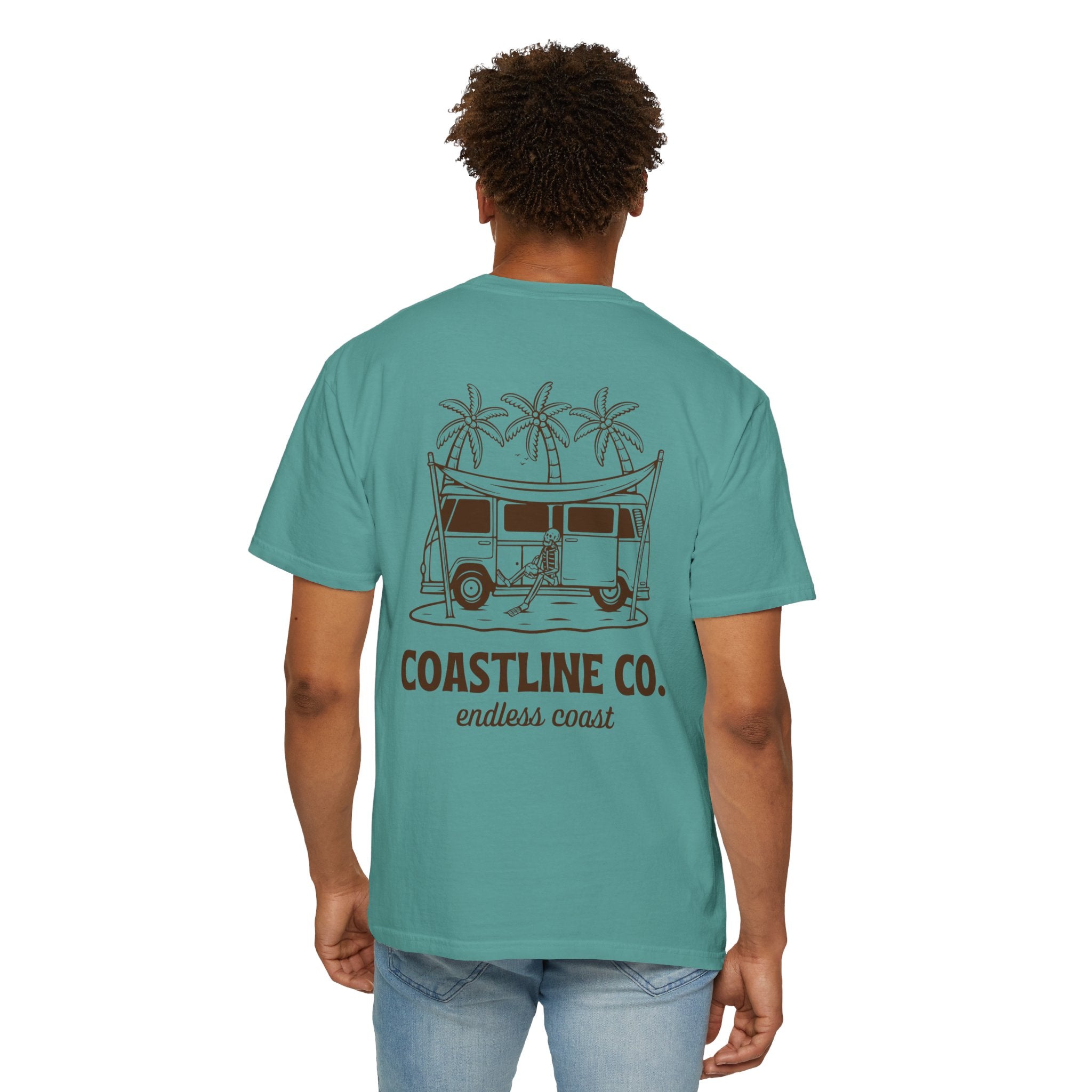 Coastline Co. Surf Van T-Shirt — "Endless Coast" Graphic Tee