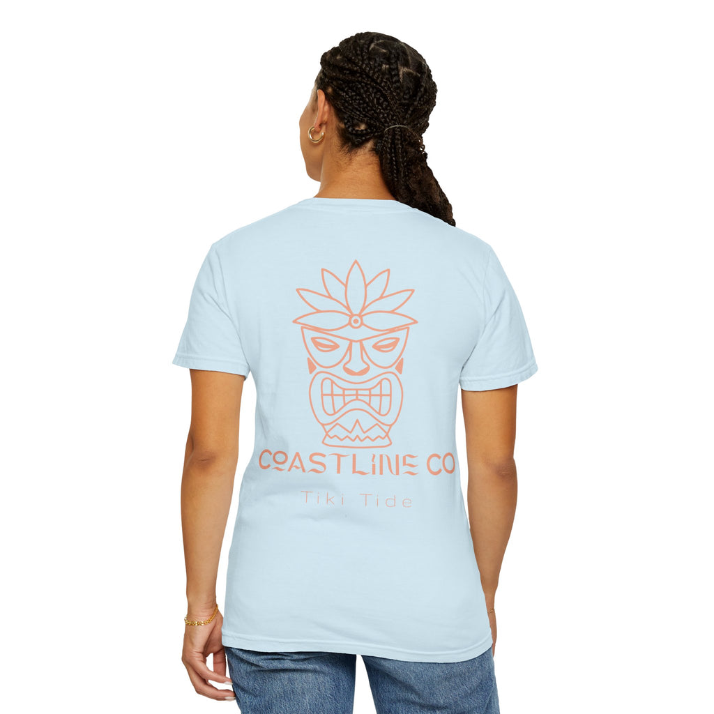 T-Shirt — Coastline Co Tiki Logo Tee (Back Graphic)