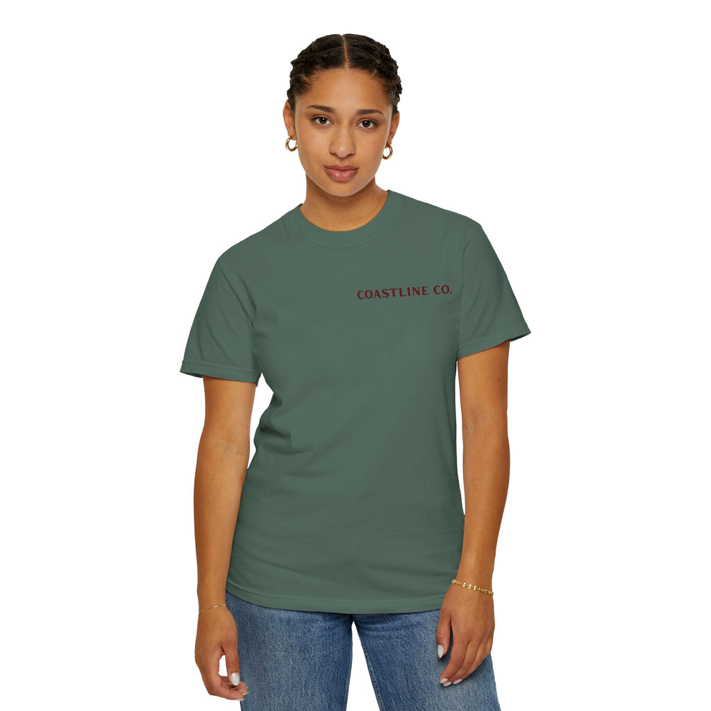 Coastline Co. Bass Patch Tee — "Lost in the Tide" Graphic T-Shirt