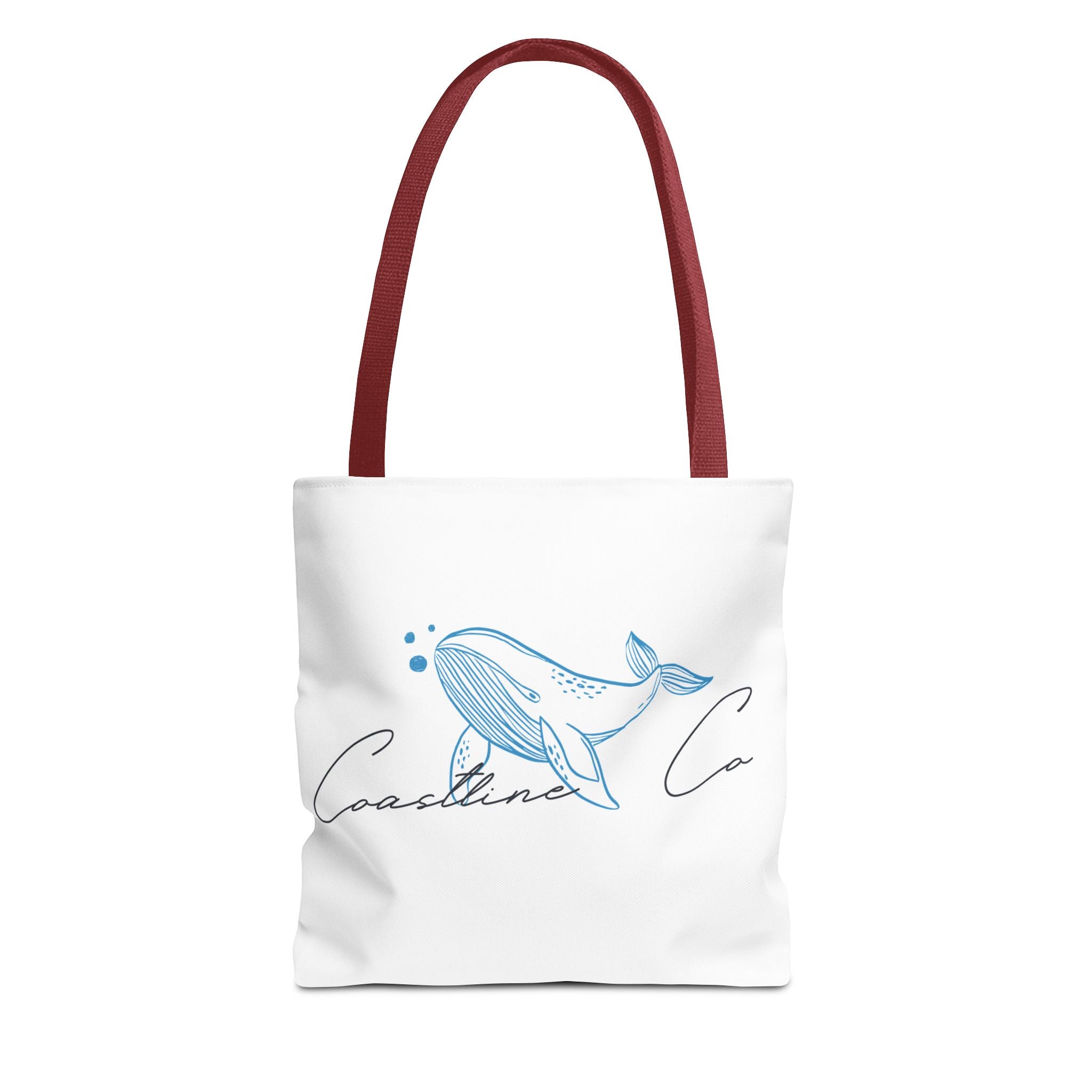 Tote Bag — Coastal Whale Illustration Tote (Coastline Co.)