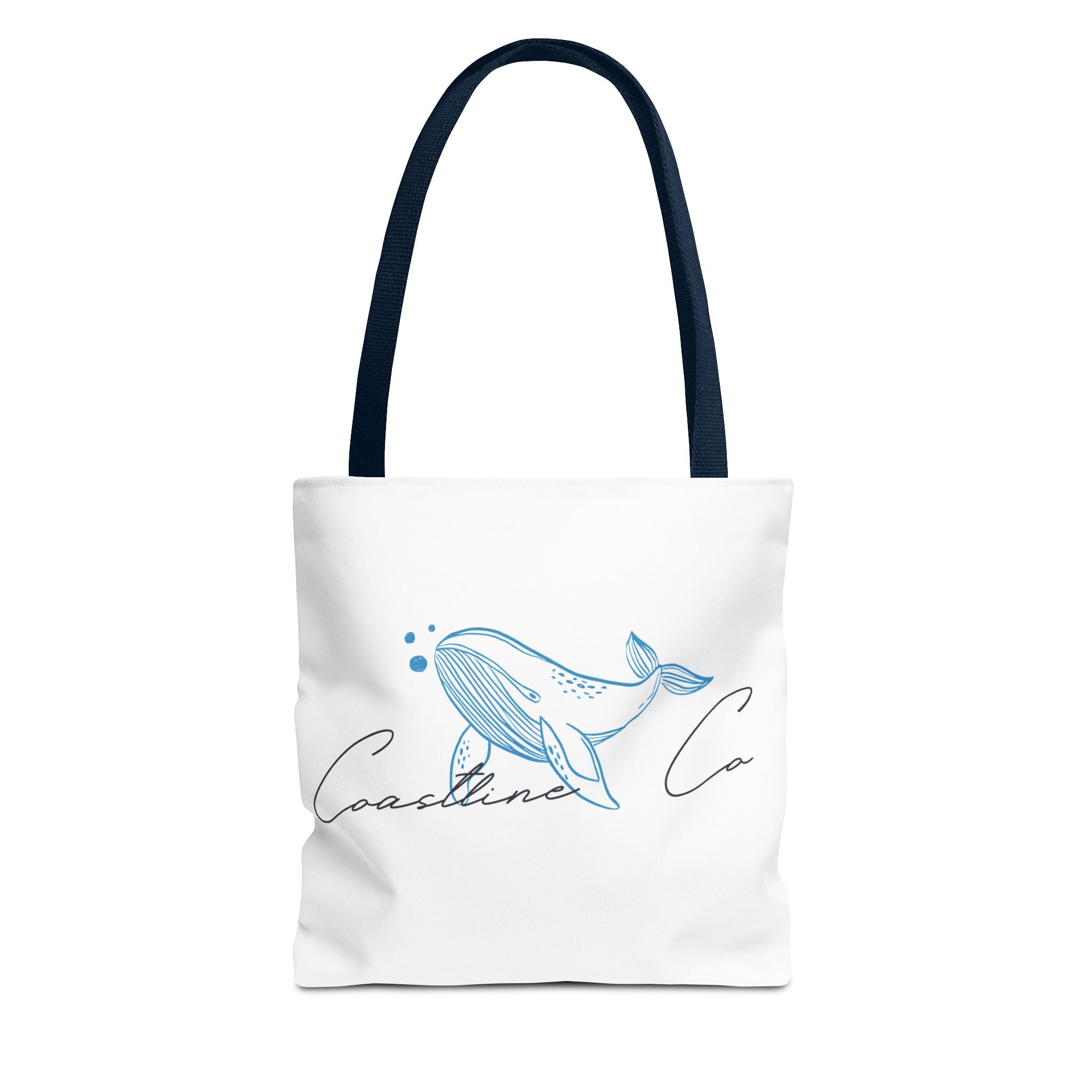 Tote Bag — Coastal Whale Illustration Tote (Coastline Co.)