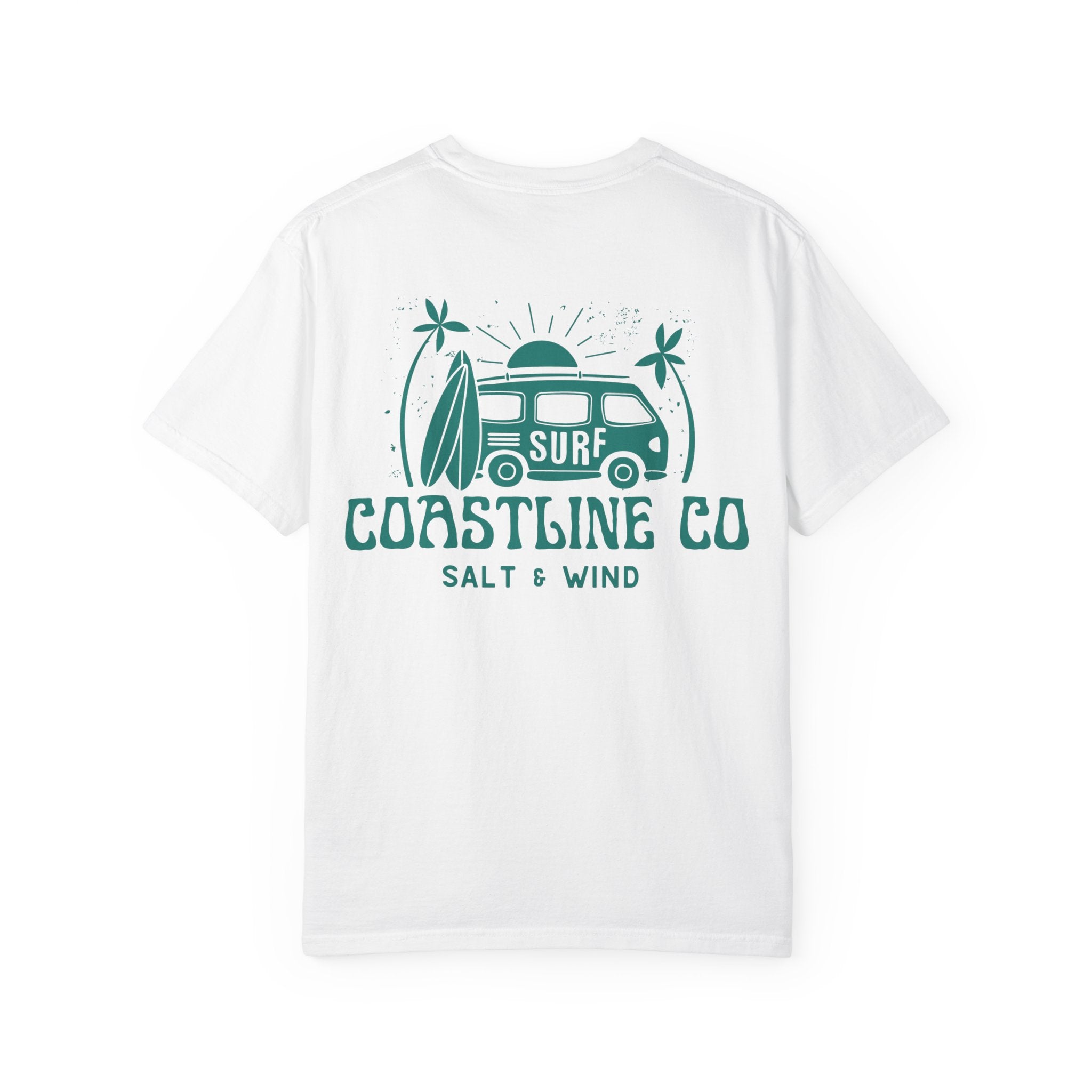 Coastline Co Surf Van T-Shirt — Retro Beach Graphic Tee