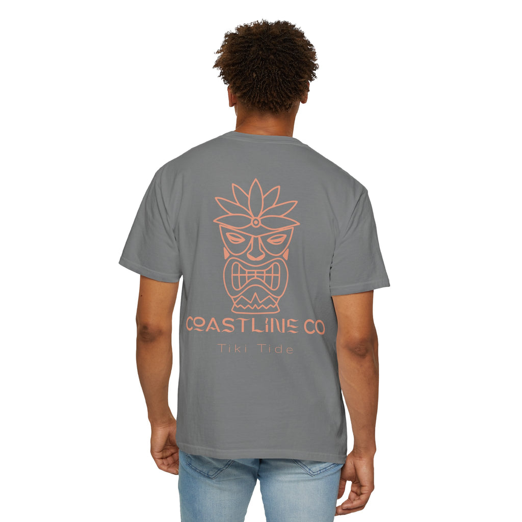 T-Shirt — Coastline Co Tiki Logo Tee (Back Graphic)