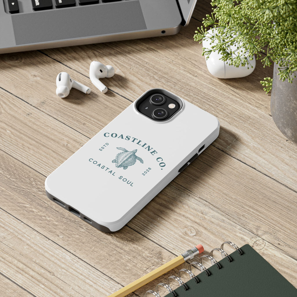 Coastline Co. Sea Turtle Phone Case – "Coastal Soul" Tough Protective Case
