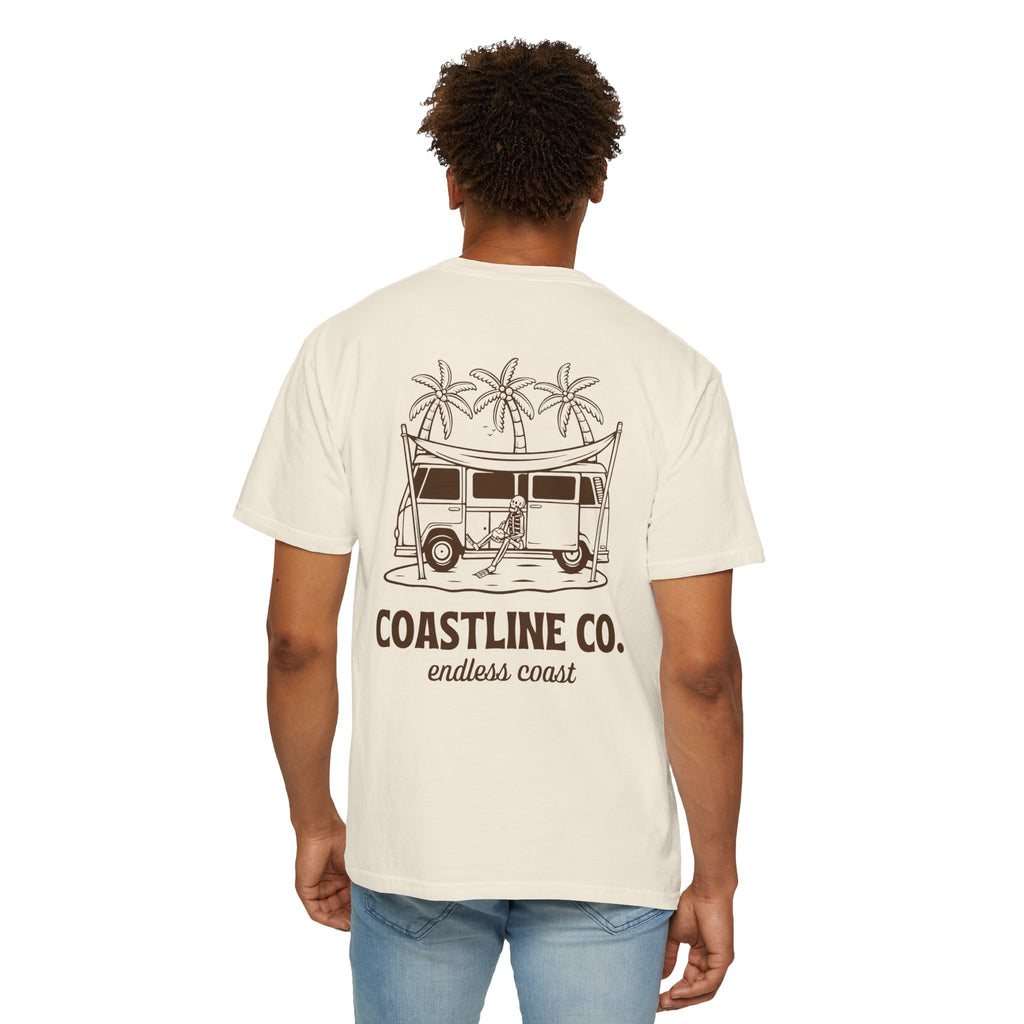 Coastline Co. Surf Van T-Shirt — "Endless Coast" Graphic Tee