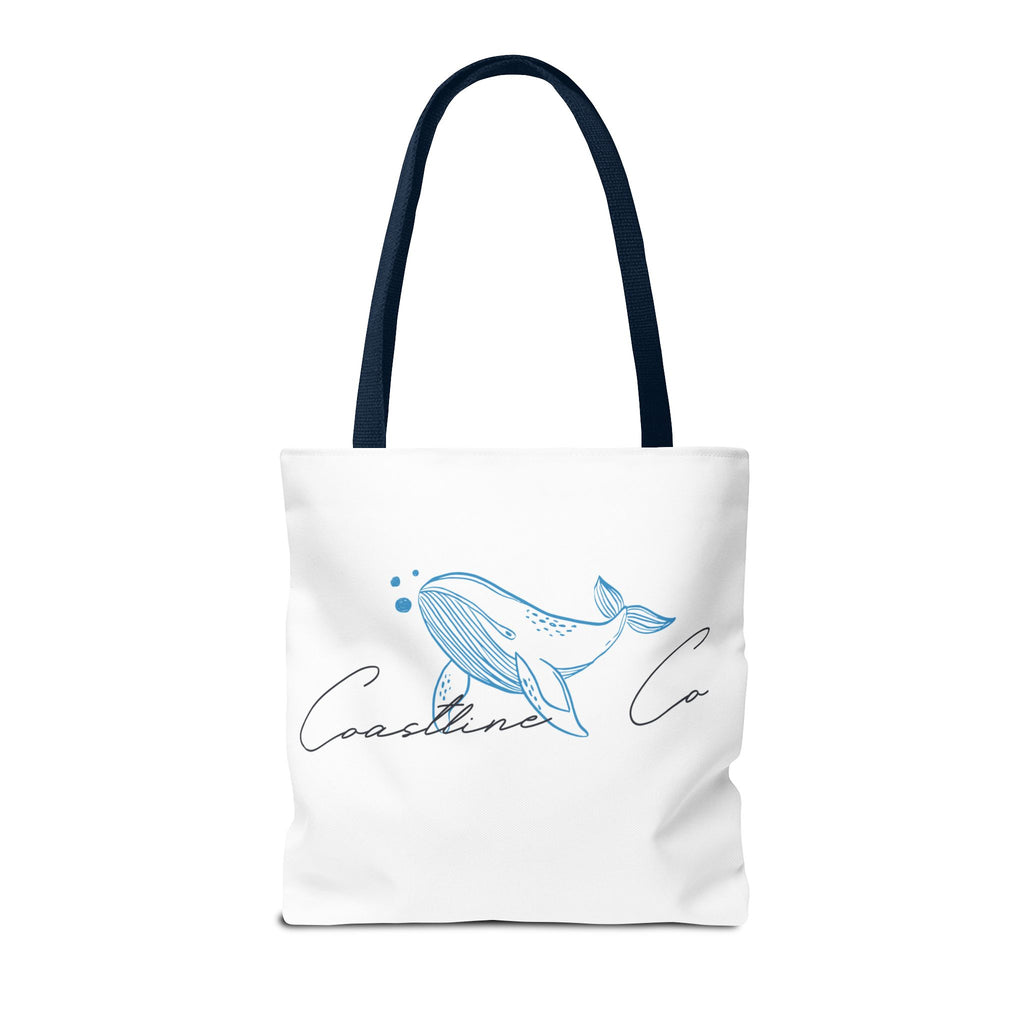 Tote Bag — Coastal Whale Illustration Tote (Coastline Co.)