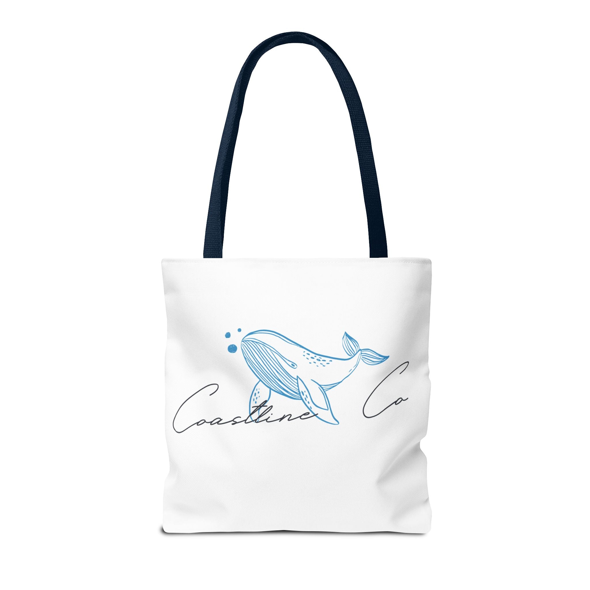 Tote Bag — Coastal Whale Illustration Tote (Coastline Co.)