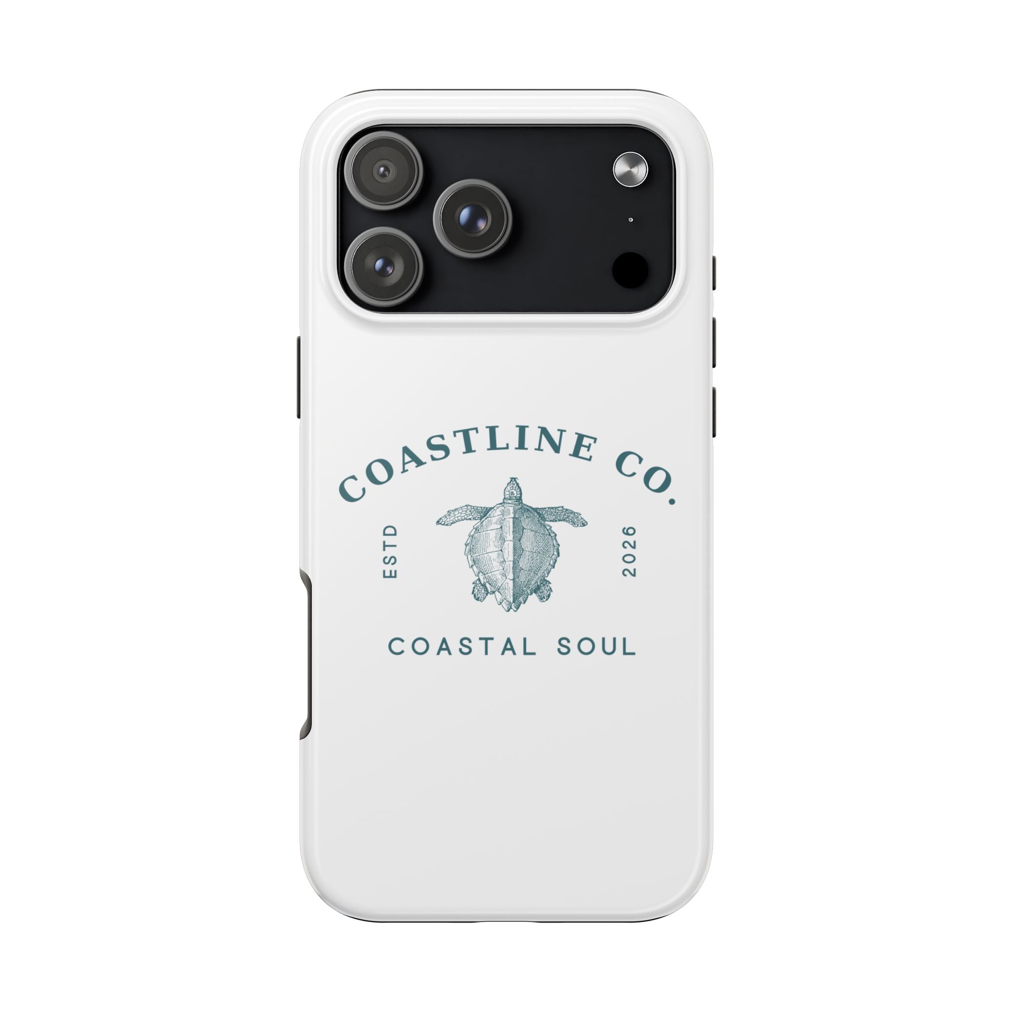 Coastline Co. Sea Turtle Phone Case – "Coastal Soul" Tough Protective Case