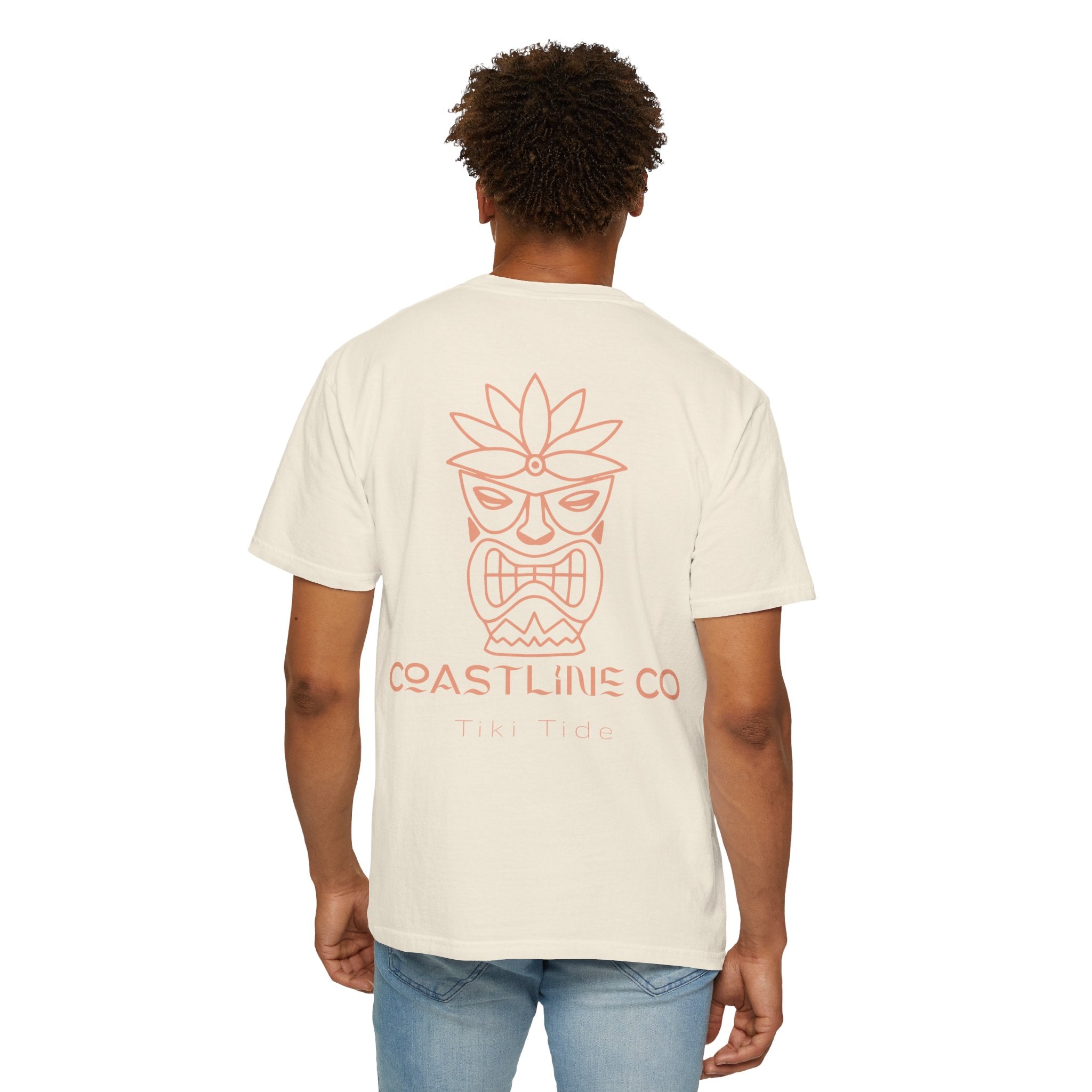 T-Shirt — Coastline Co Tiki Logo Tee (Back Graphic)
