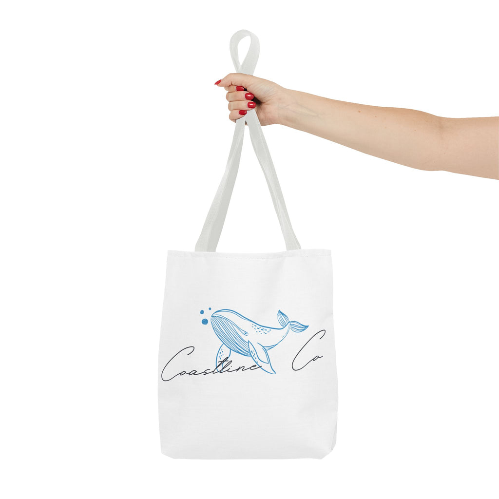 Tote Bag — Coastal Whale Illustration Tote (Coastline Co.)
