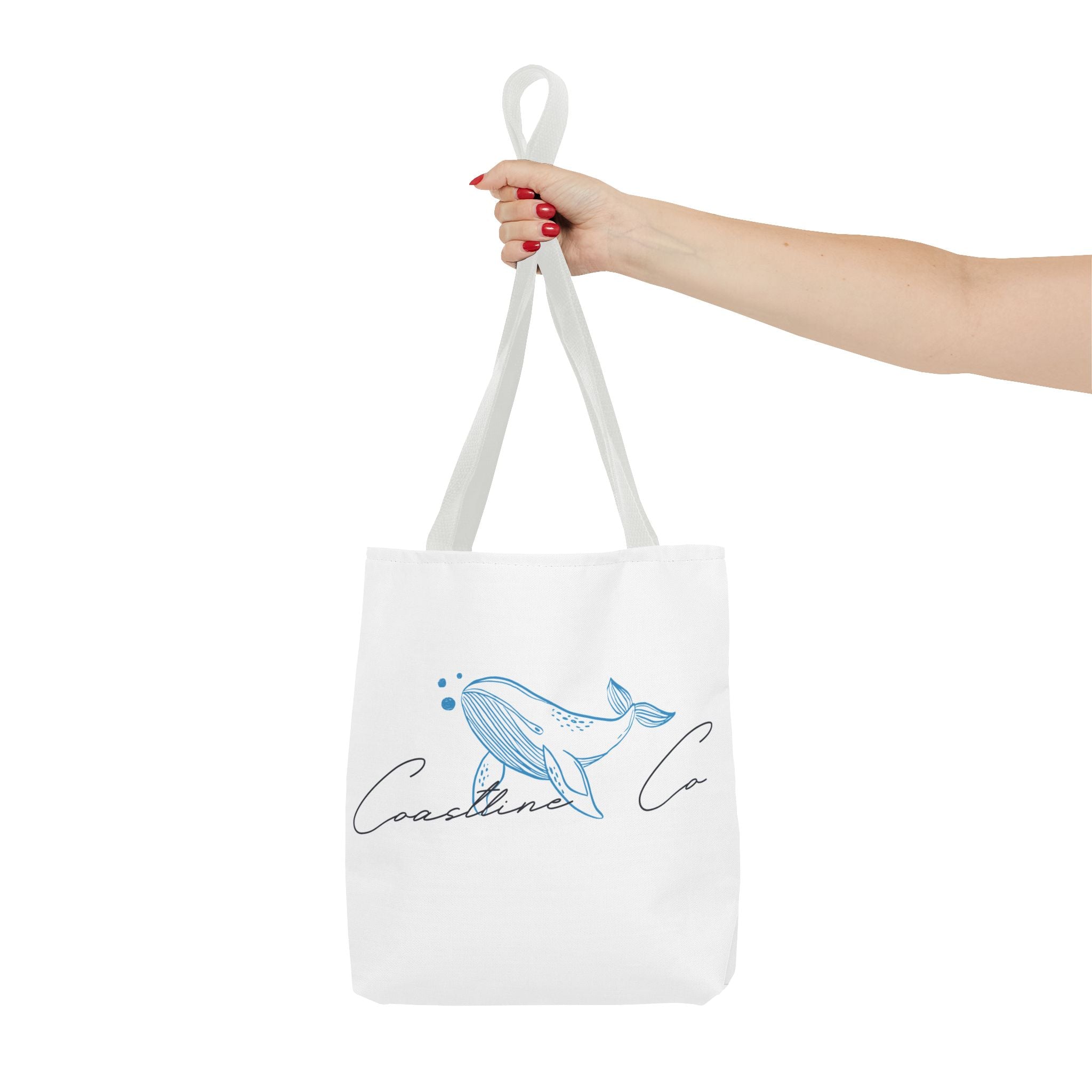 Tote Bag — Coastal Whale Illustration Tote (Coastline Co.)