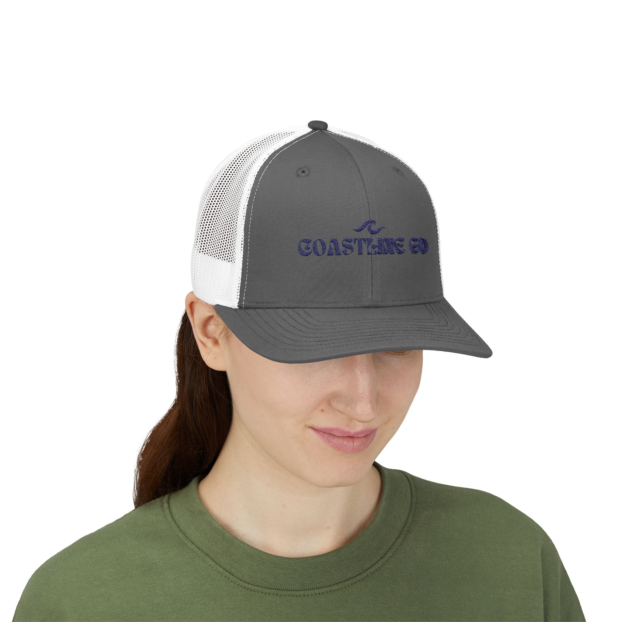 Coastline Co Trucker Cap – Beach Wave Snapback Hat