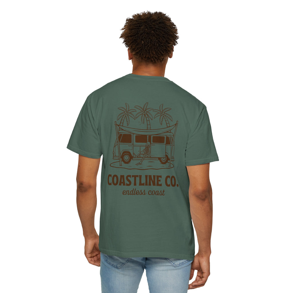 Coastline Co. Surf Van T-Shirt — "Endless Coast" Graphic Tee