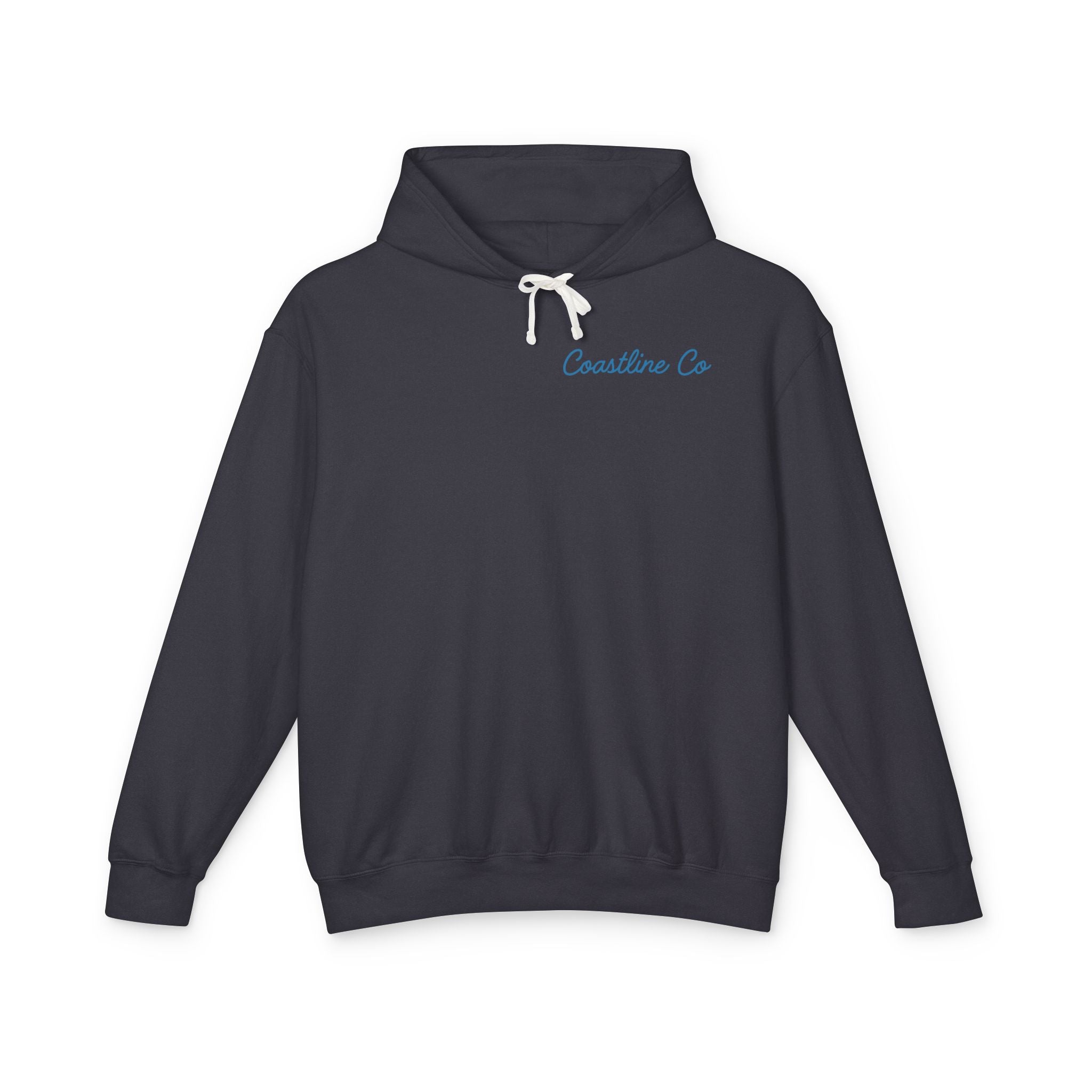 Coastline Co. Relax & Enjoy Lightweight Hoodie — Beach Graphic Pullover
