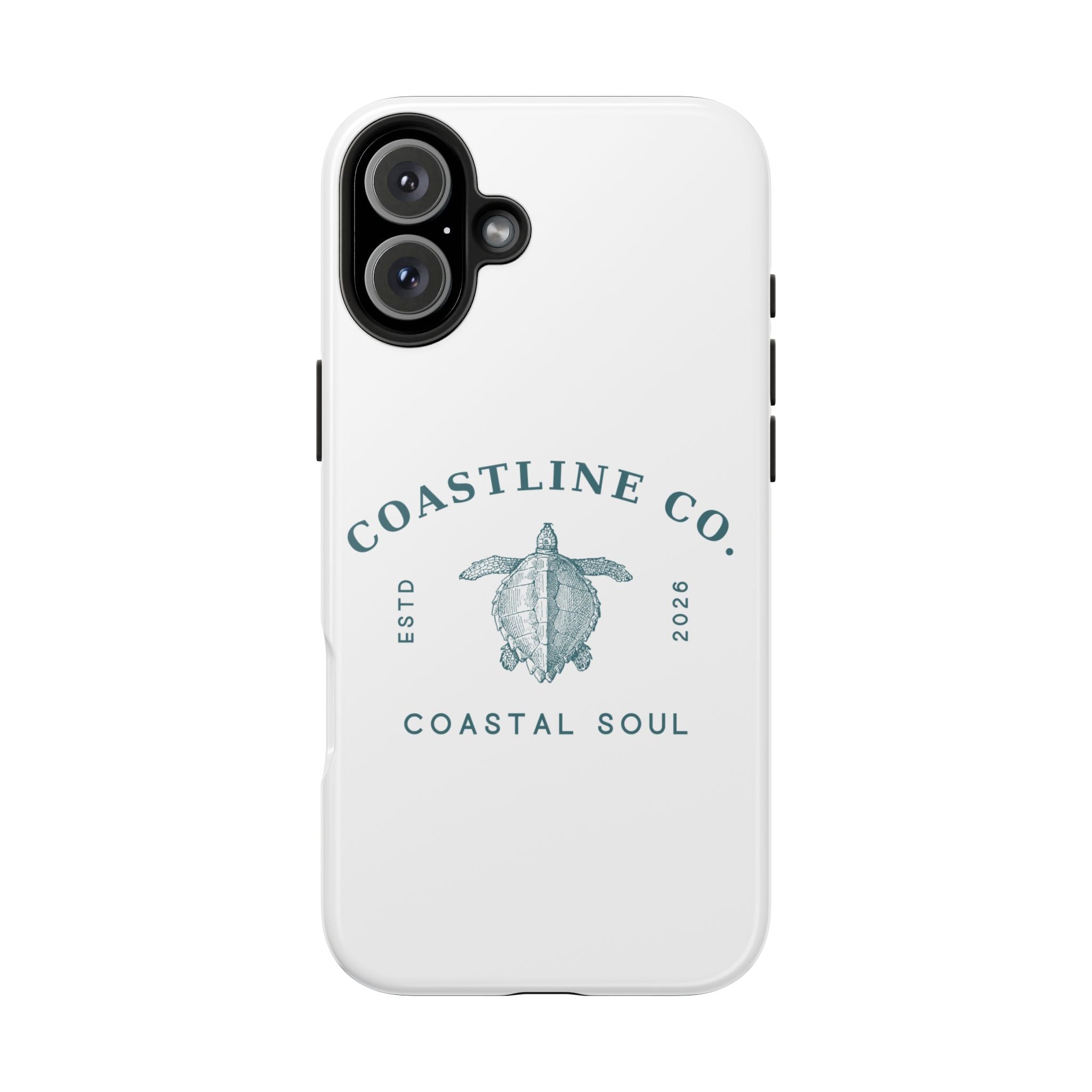 Coastline Co. Sea Turtle Phone Case – "Coastal Soul" Tough Protective Case