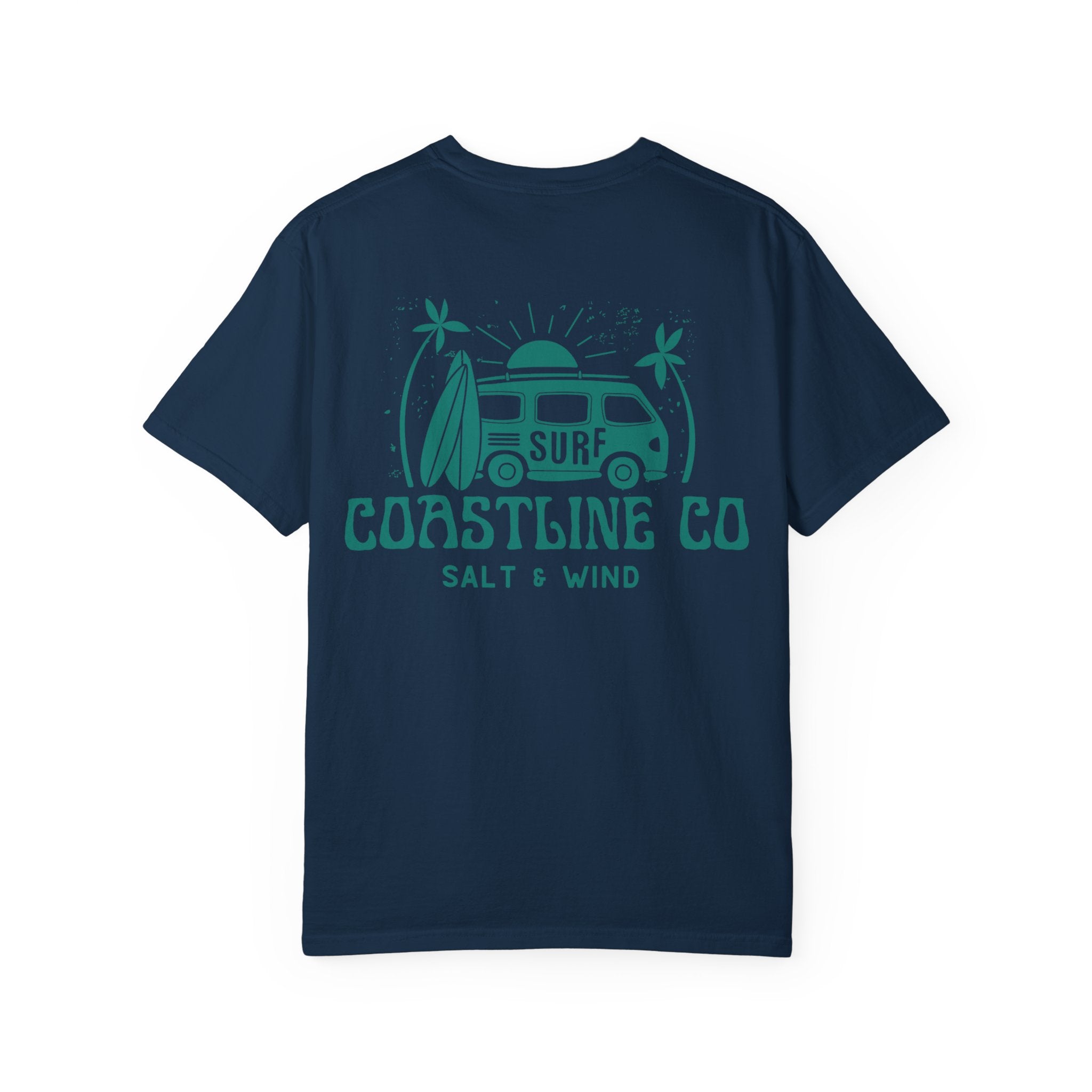 Coastline Co Surf Van T-Shirt — Retro Beach Graphic Tee